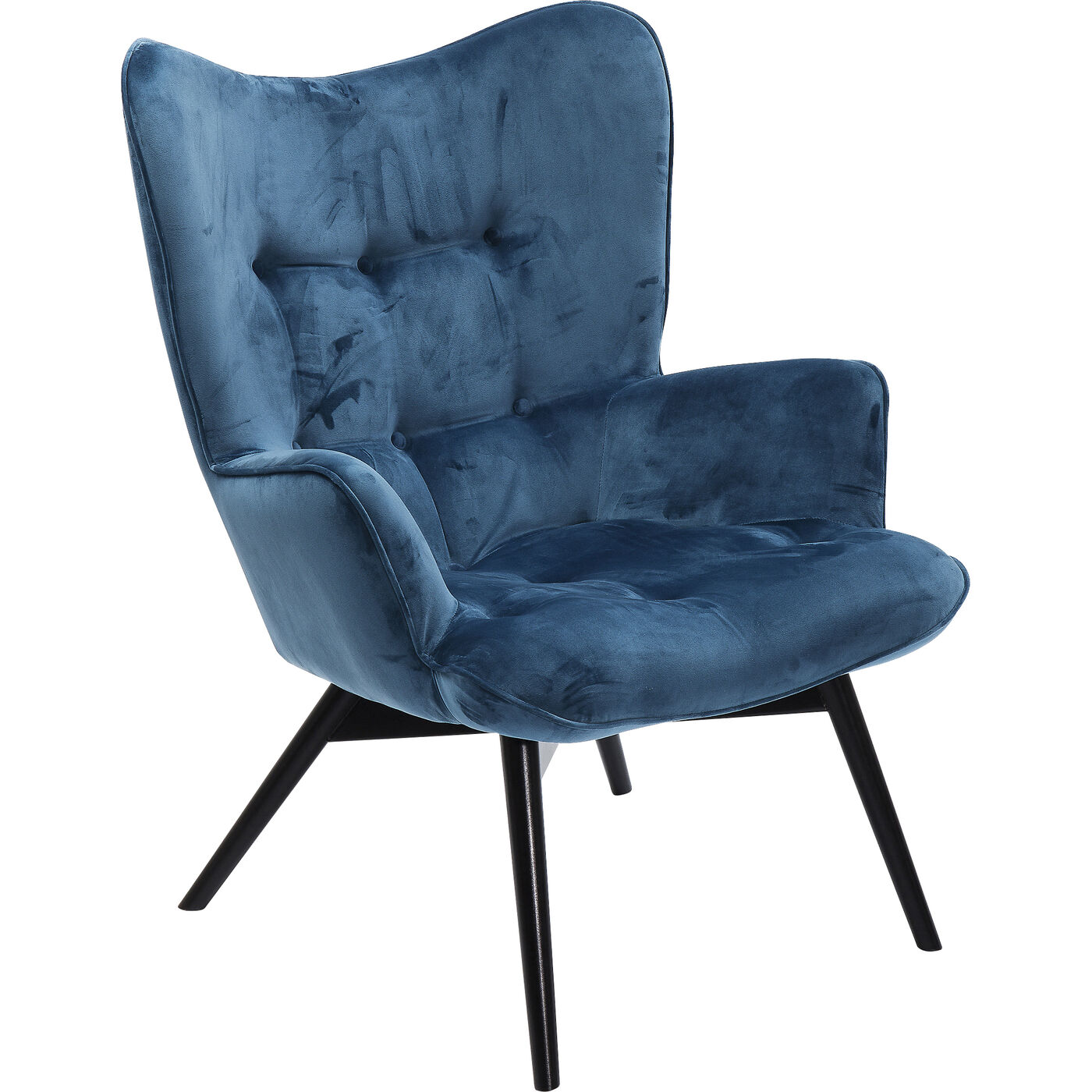 Кресло Black Vicky Velvet Bluegreen