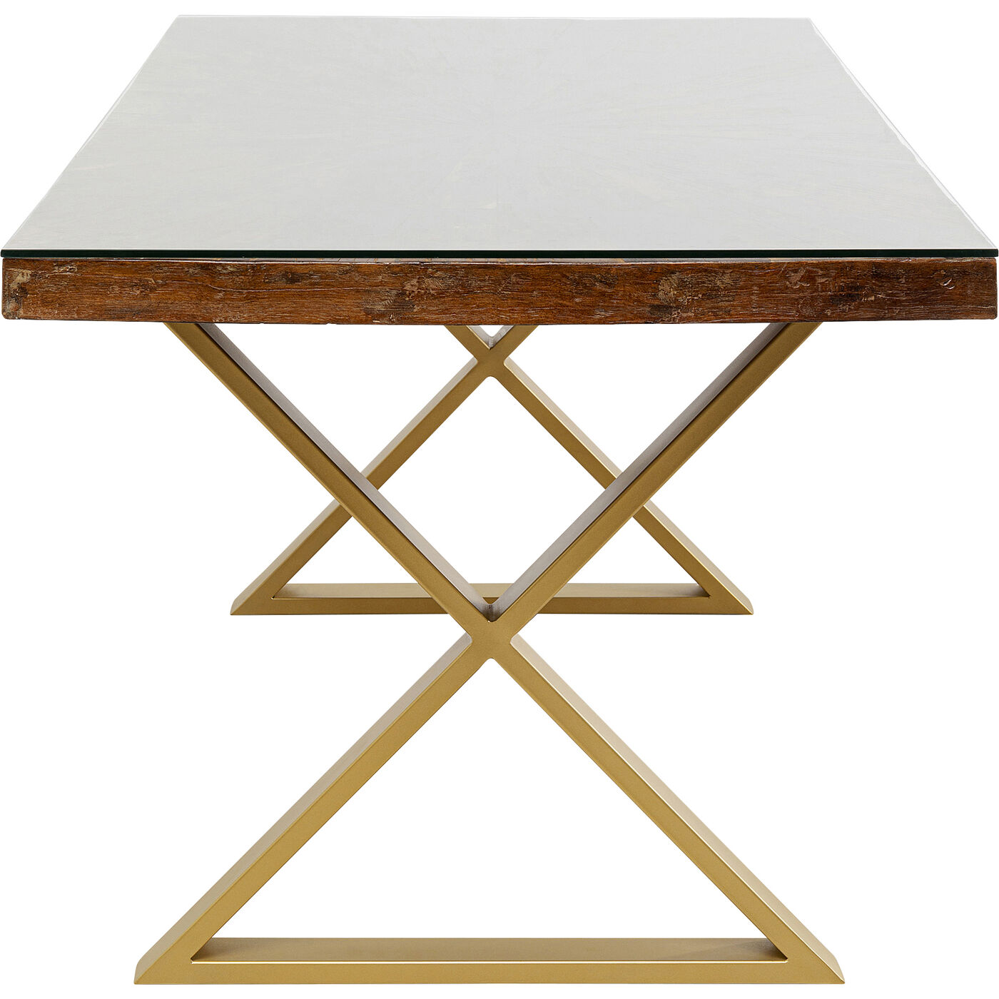Стол Conley Cross Brass 180x90