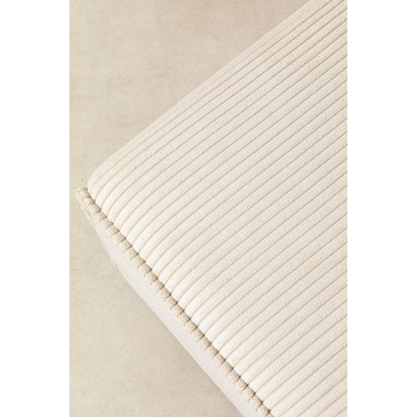 Диван правосторонний угловой Infinity Ottomane Cord Creme Right
