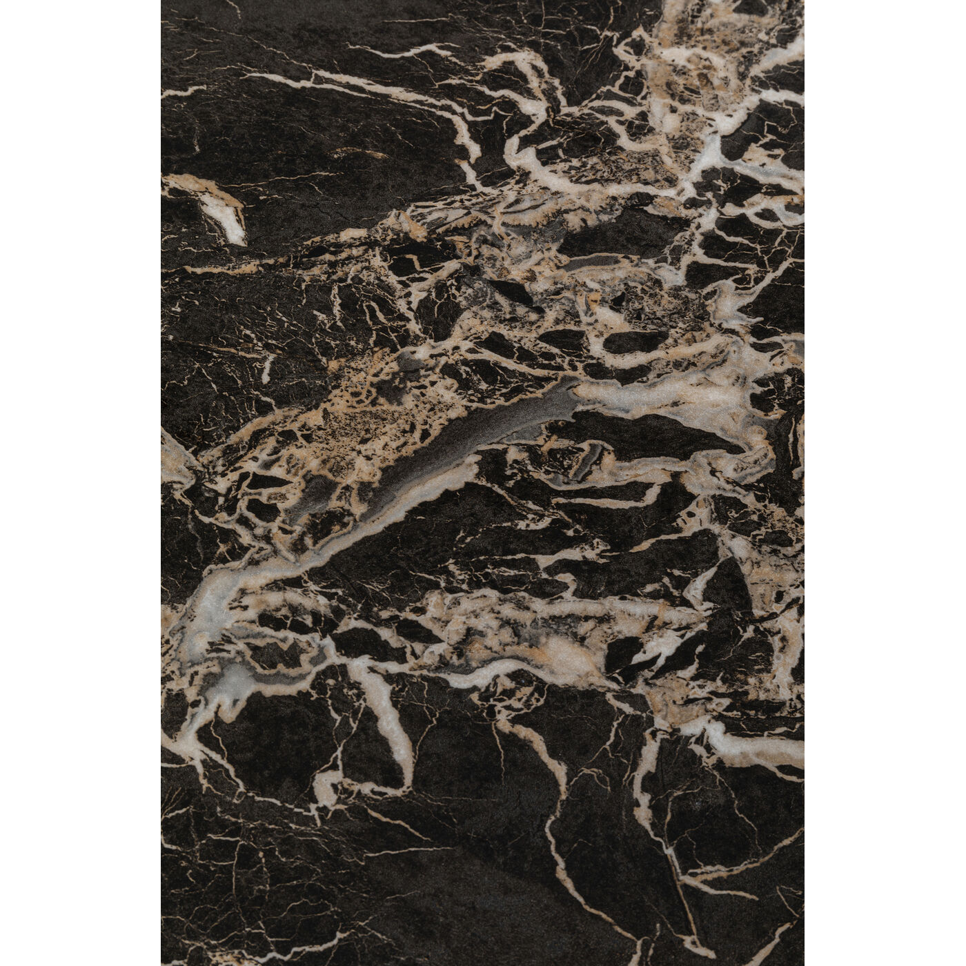 Стол Schickeria Marbleprint Black Ø80 см