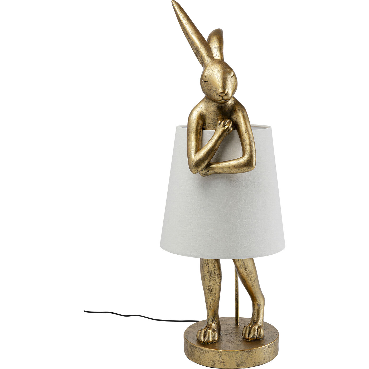 Светильник настольный Animal Rabbit Gold 88 см