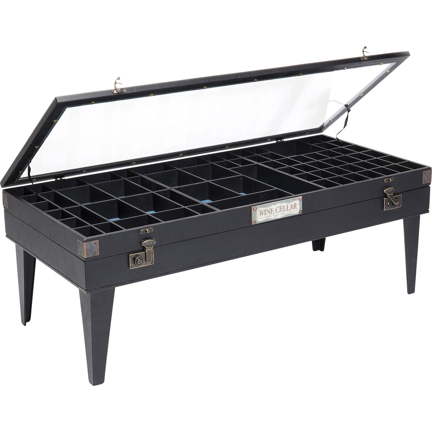 Стол кофейный Collector Black 122x55 см