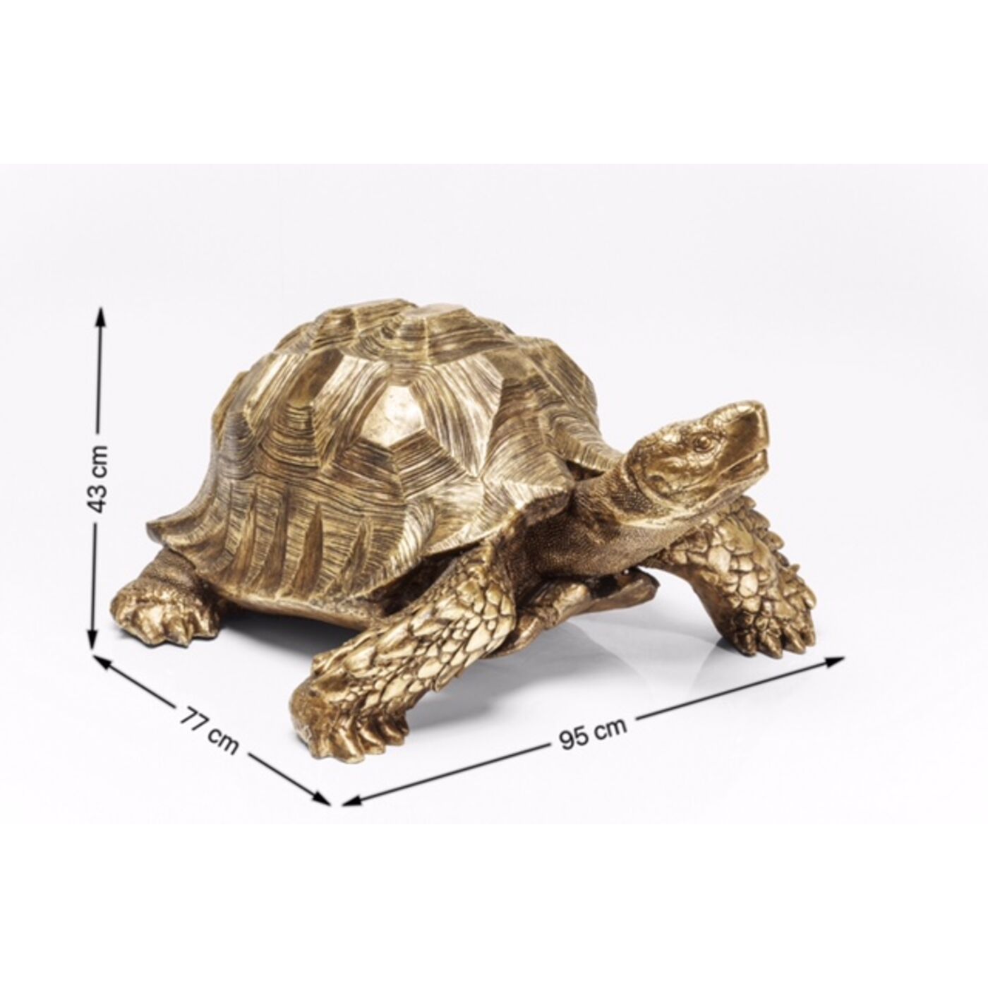 Фигура декоративная Turtle Gold Big