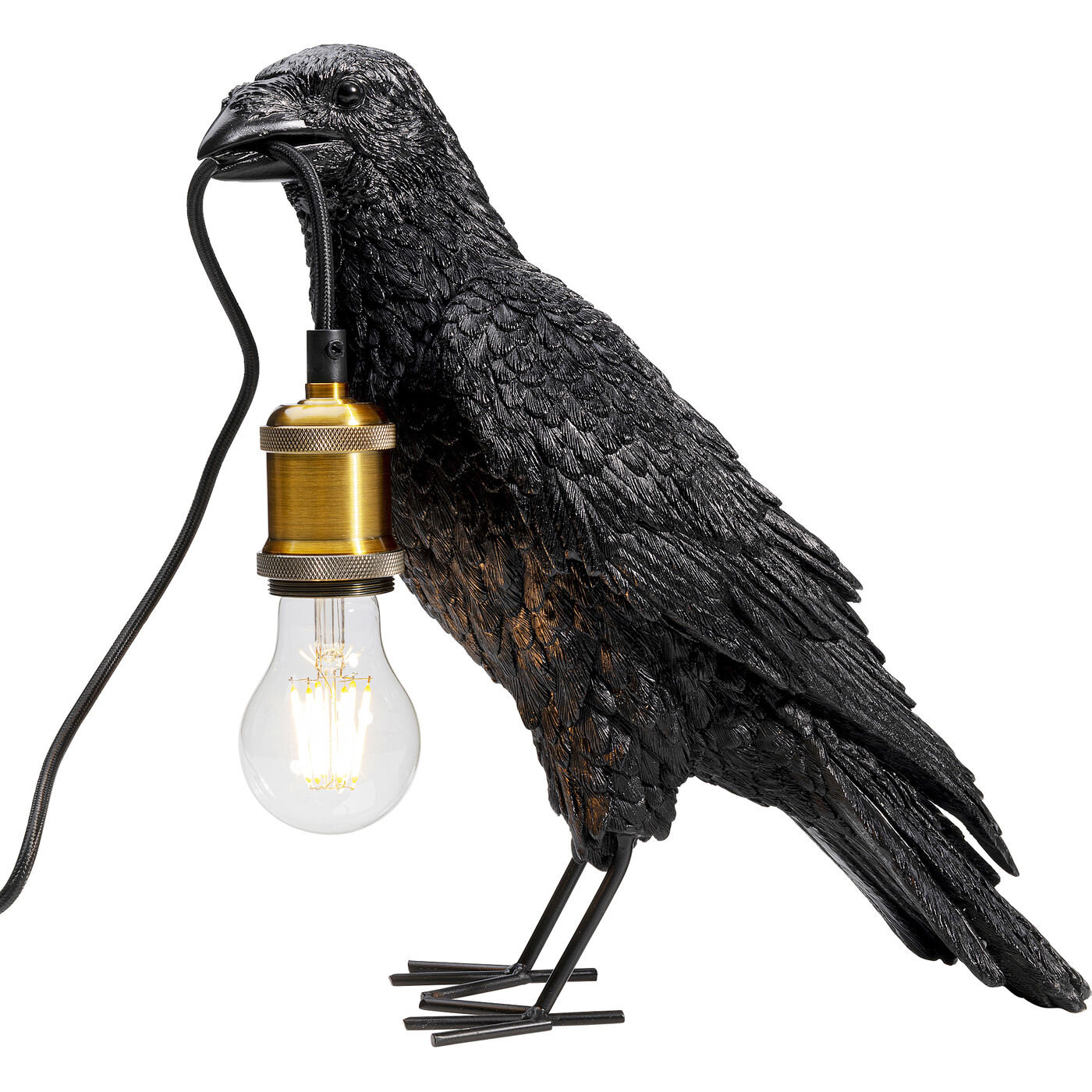 Светильник настольная Crow Mat Black