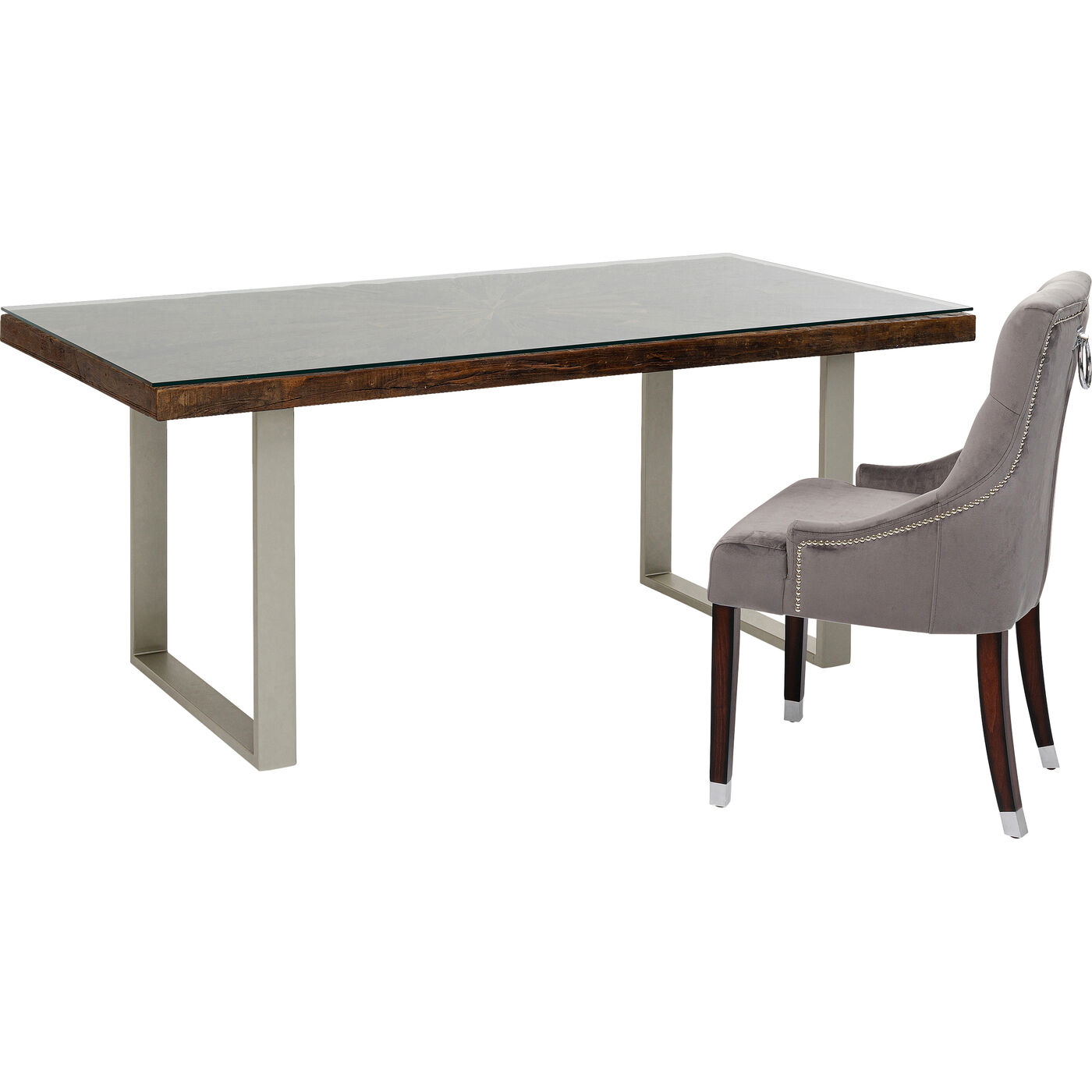 Стол Conley Silver 180x90 см