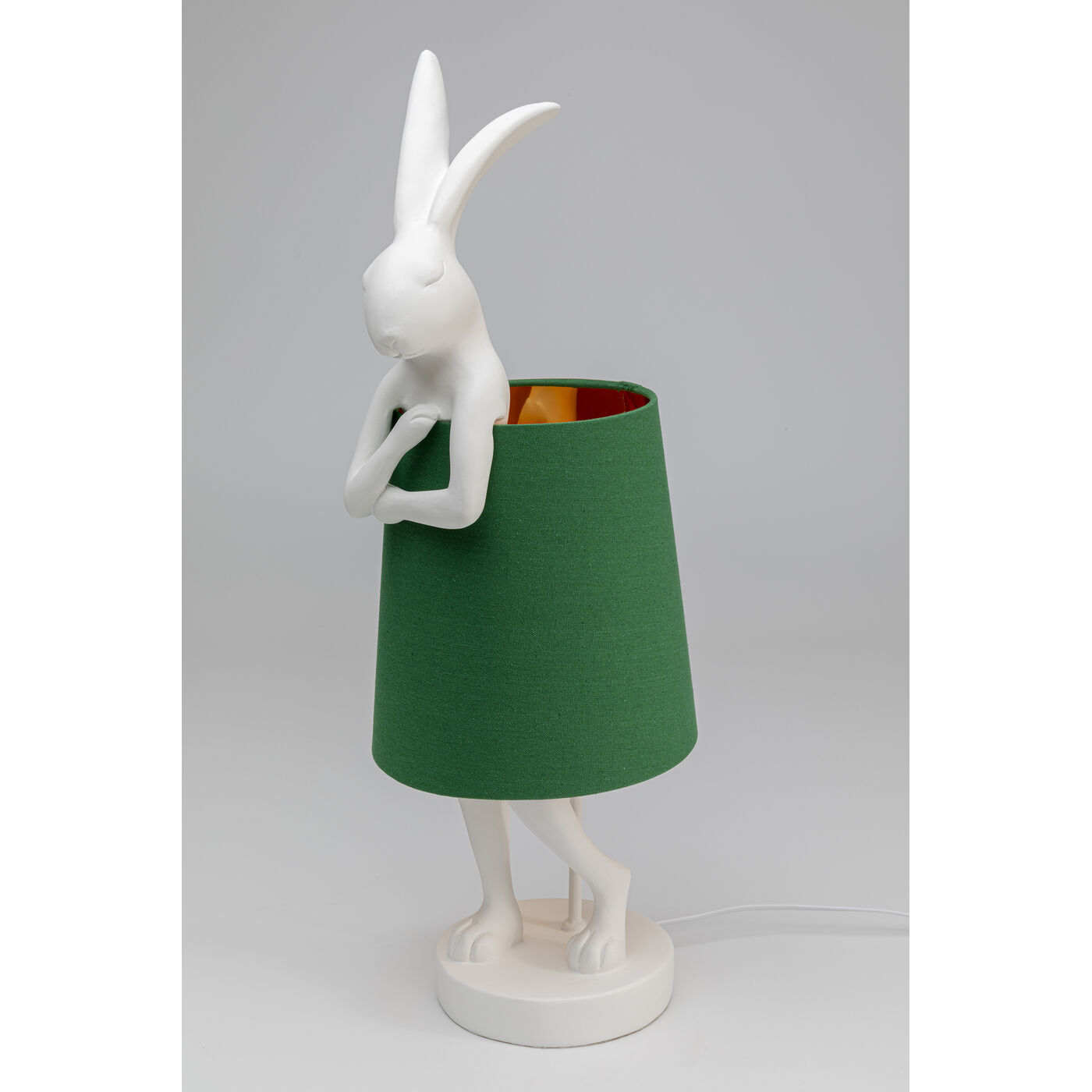 Светильник настольный Animal Rabbit White/Green 68 см