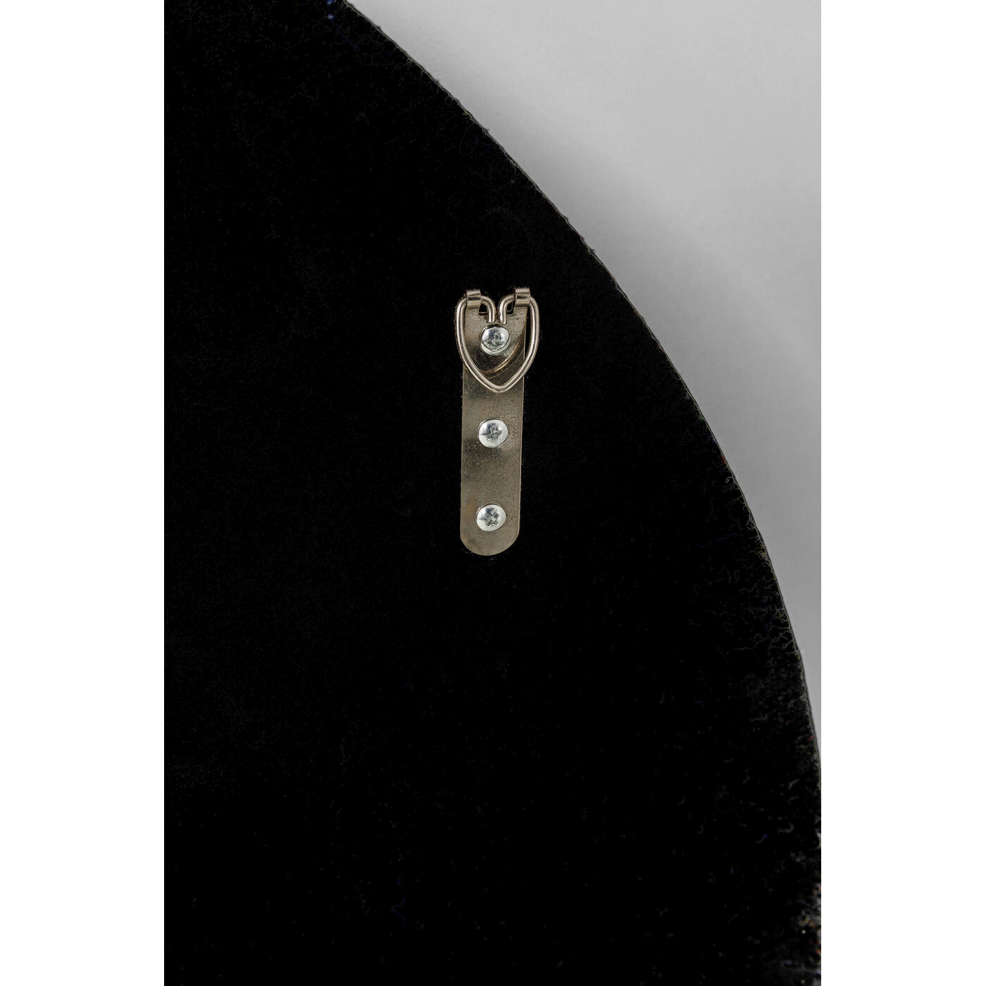 Зеркало настенное Pieces Matt Black Ø100 см