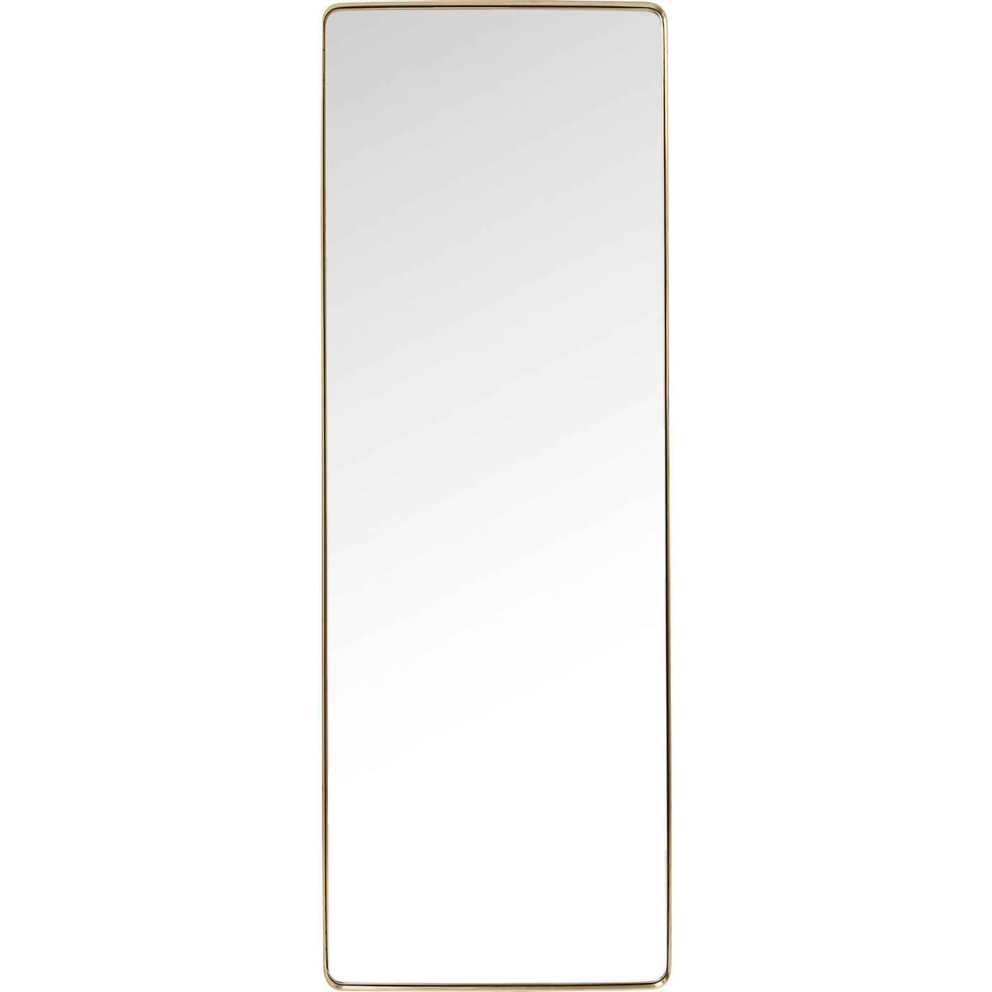 Зеркало Curve Rectangular Brass 200x70 см