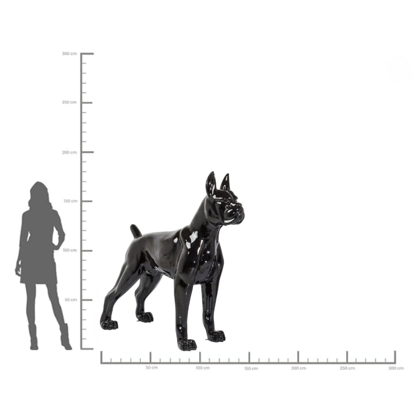 Фигура декоративная Toto XL Black