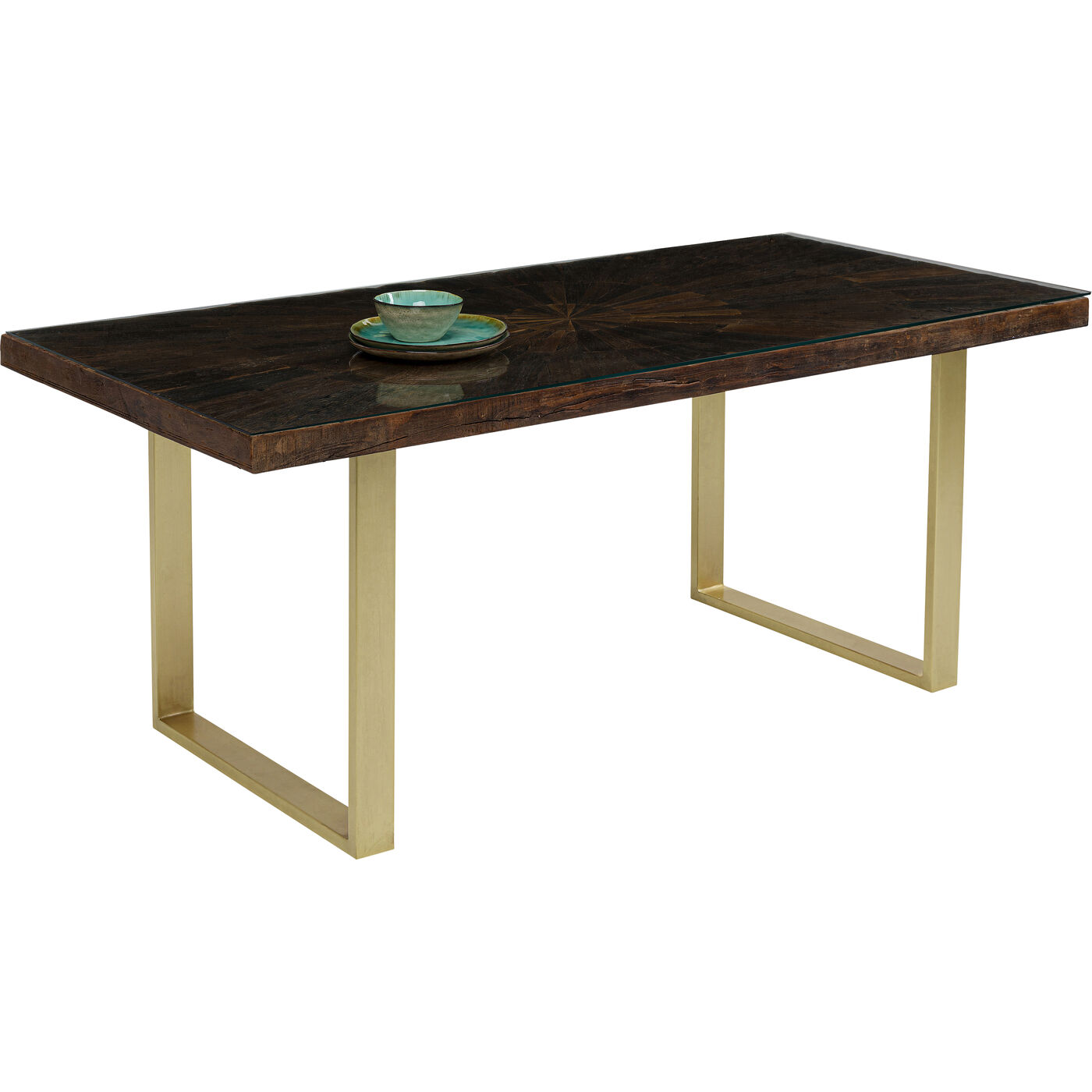 Стол Conley Brass 180x90 см