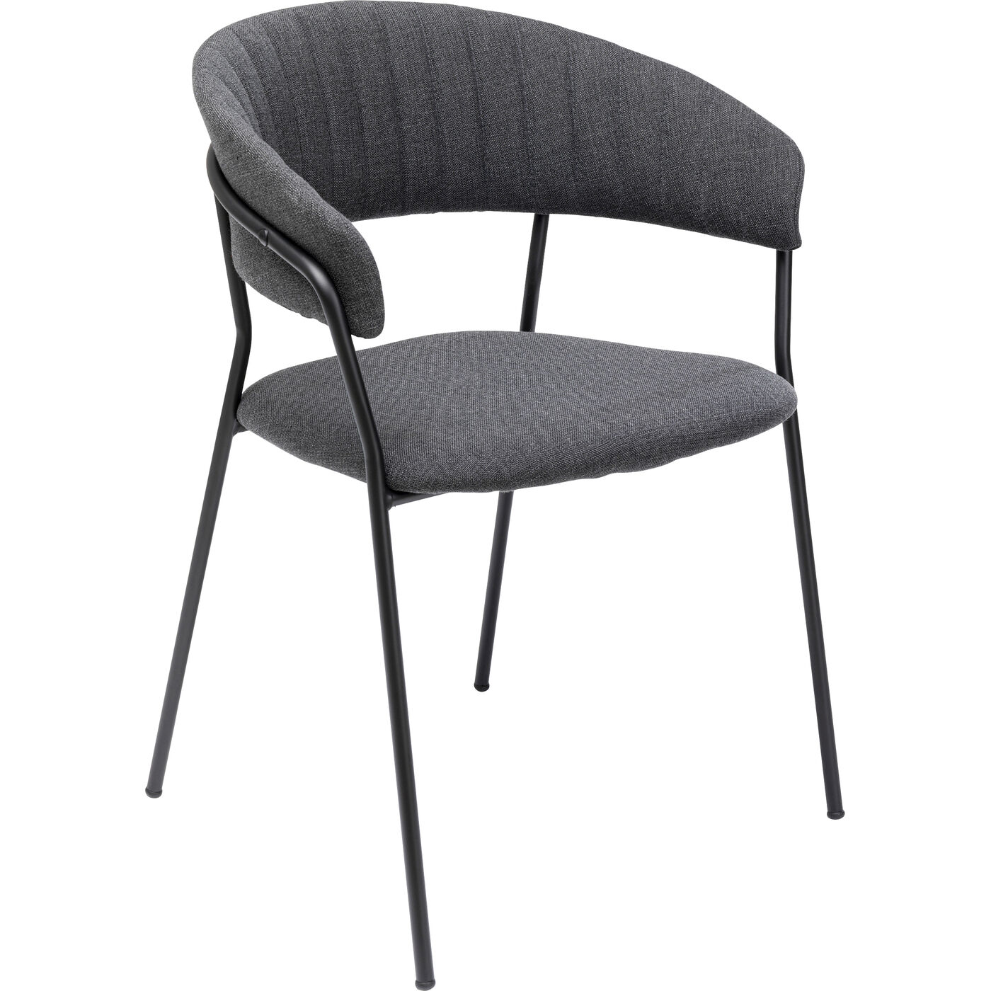 Стул с подлокотниками Belle Anthracite (2 шт)