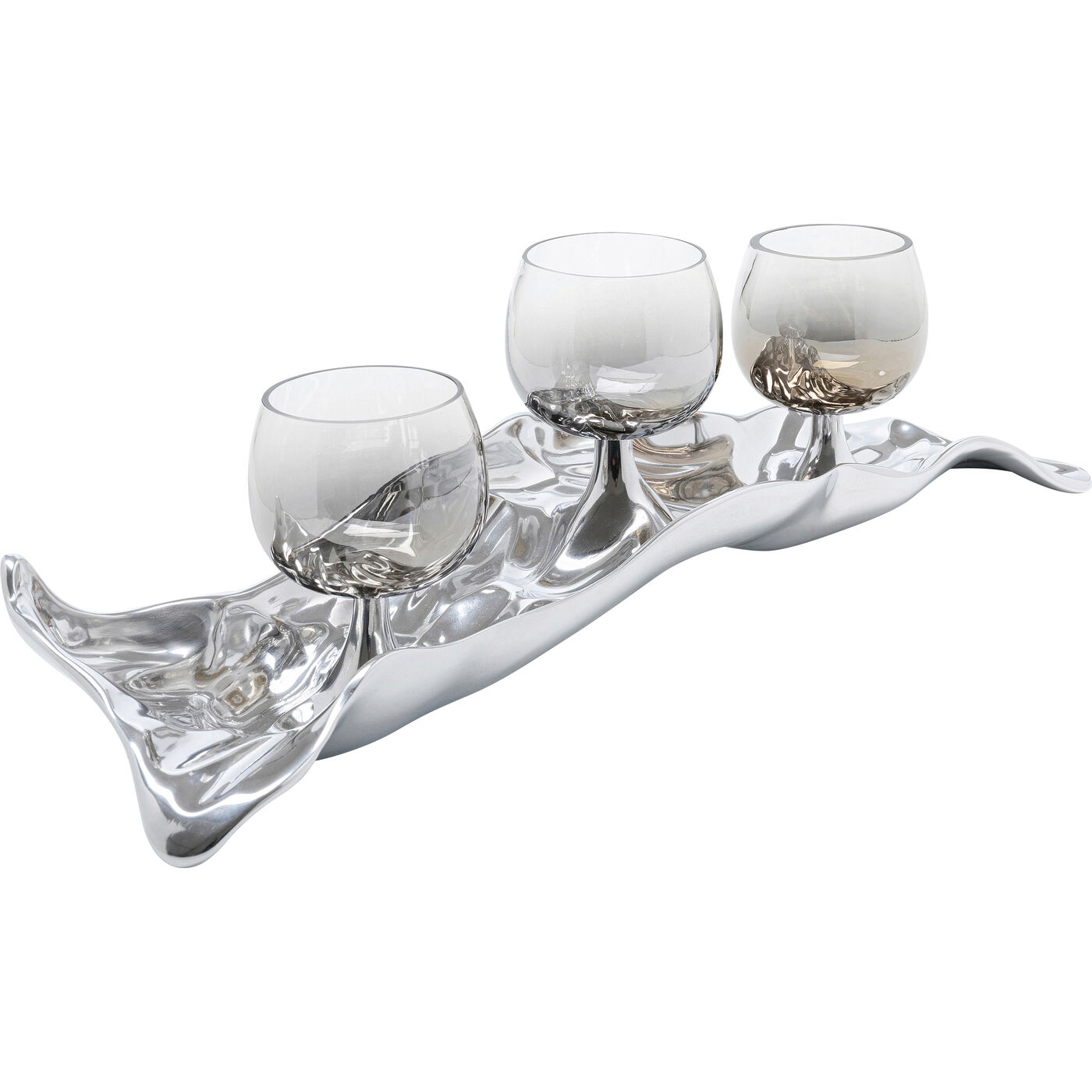 Подсвечник Holder 3 Jade Silver