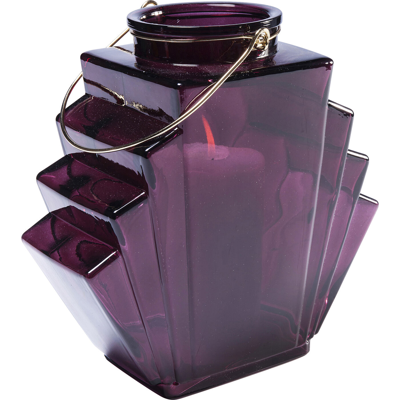 Подсвечник Noble Wire Purple 12 см