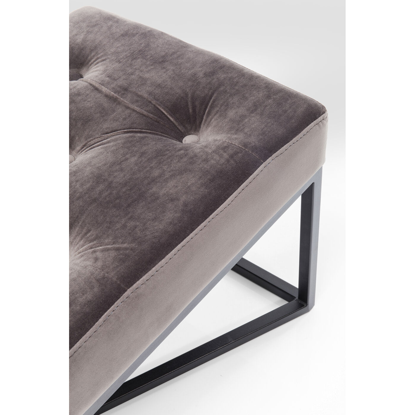 Скамья Crossover Grey Black 150x40 см