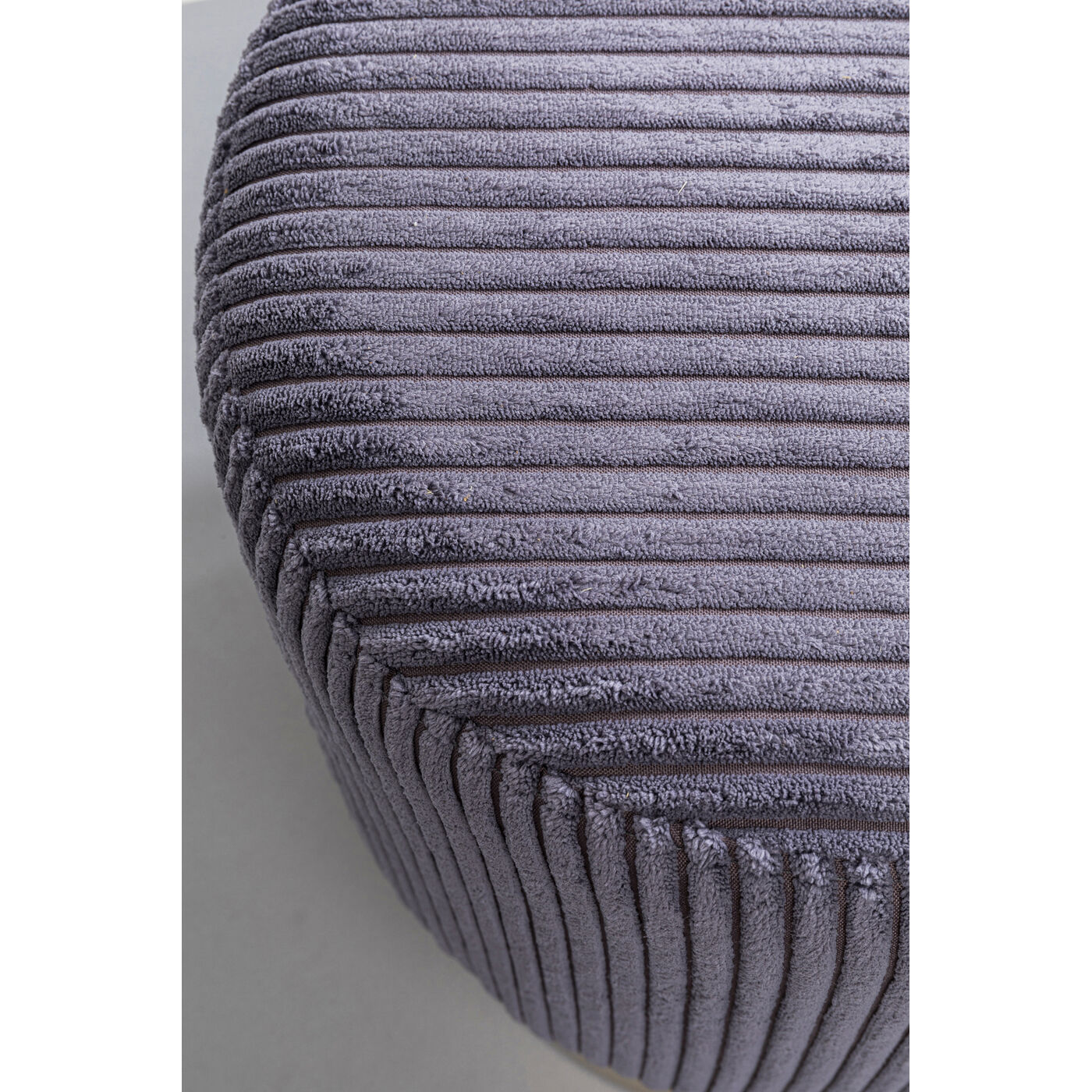 Пуф Cherry Grey Cord Brass Ø35 см