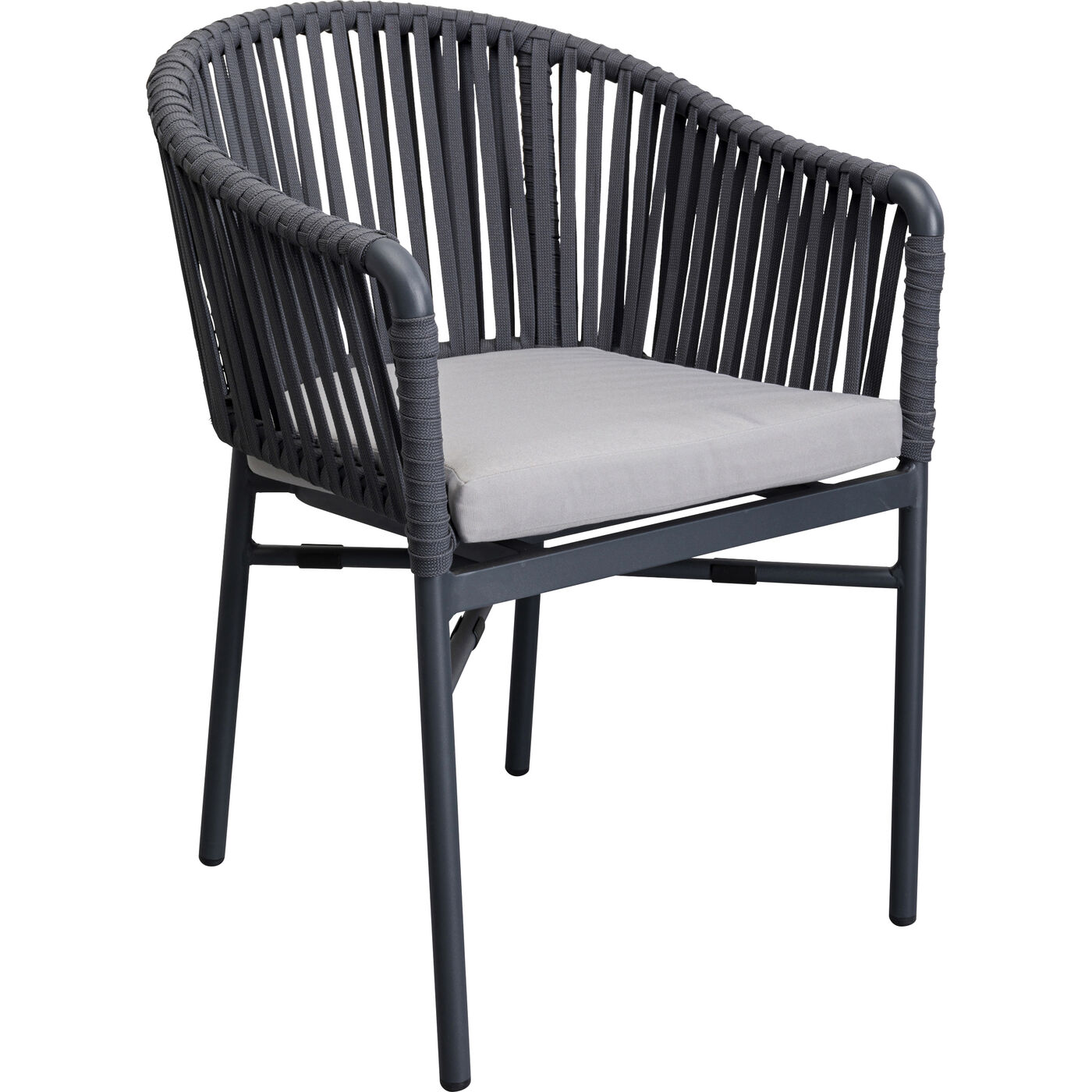 Стул с подлокотниками Santanyi Dark Grey