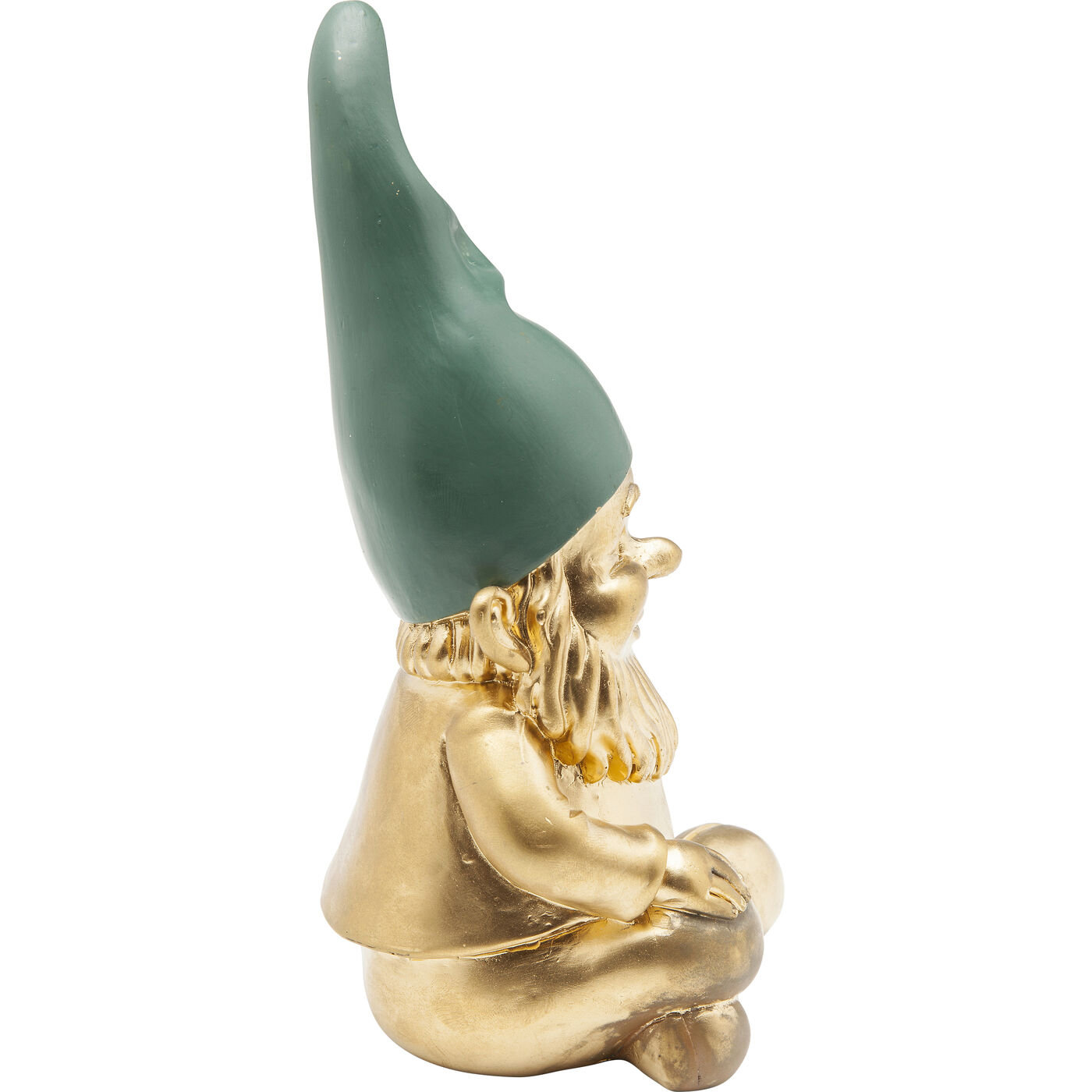 Фигура декоративная Zwerg Sitting Gold Green 19 см