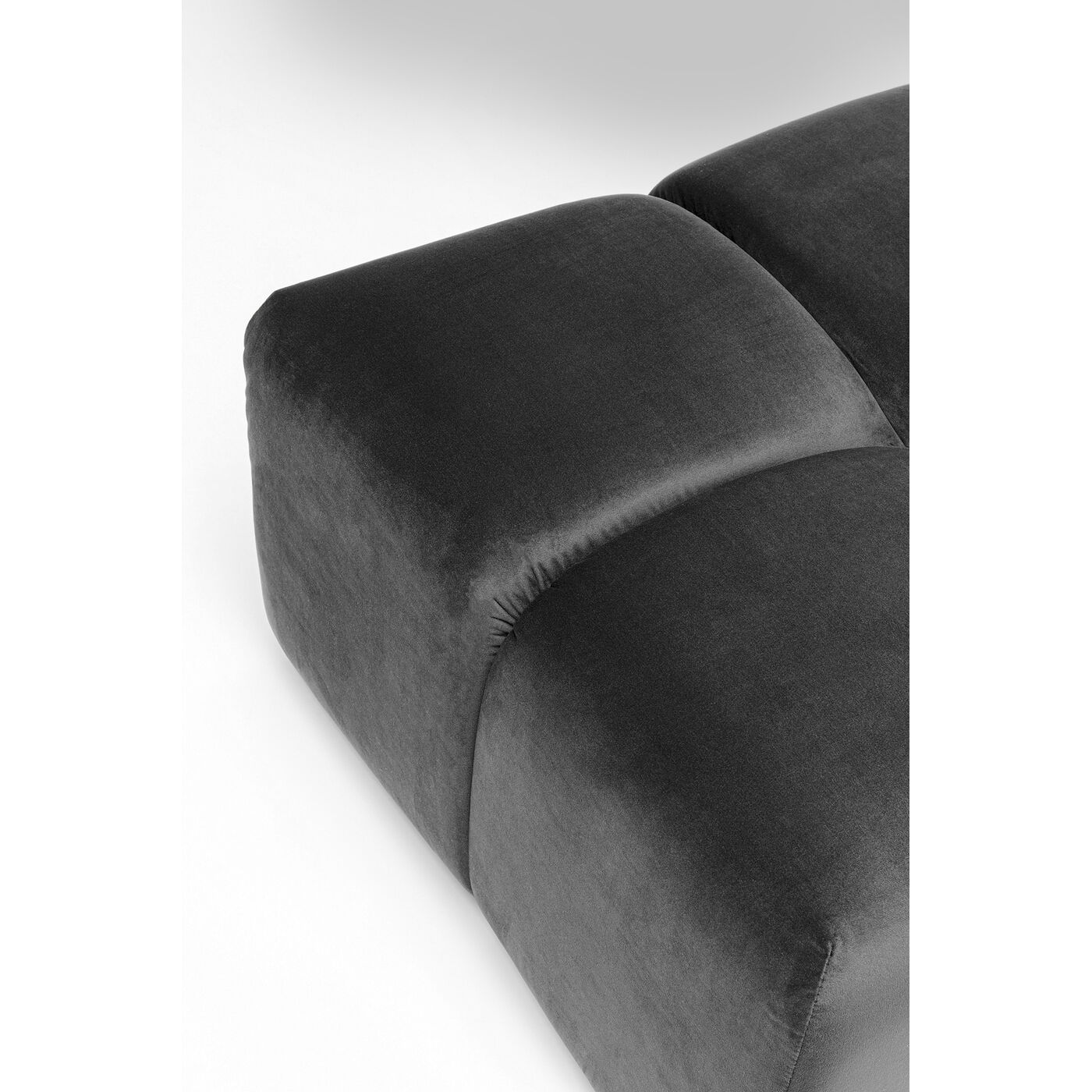 Пуф Belami Velvet Grey 105x70 см