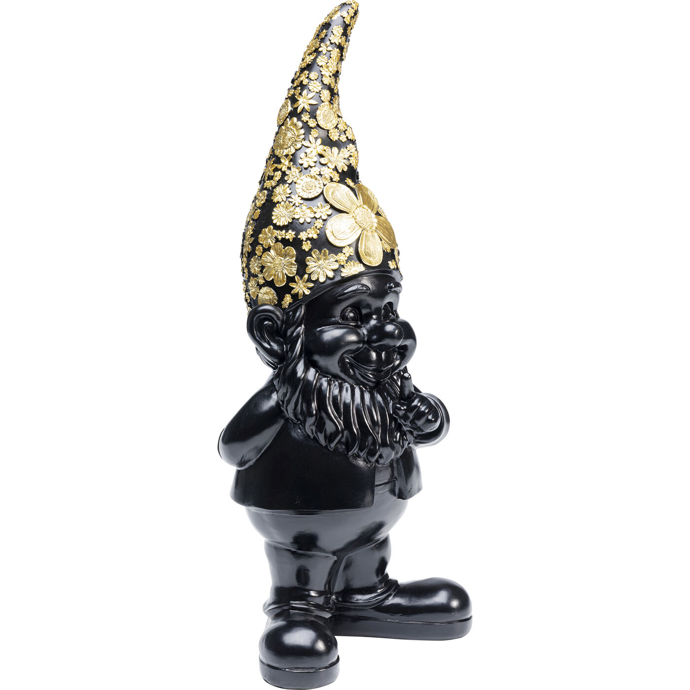 Фигура декоративная Gnome Standing Black Gold 46 см