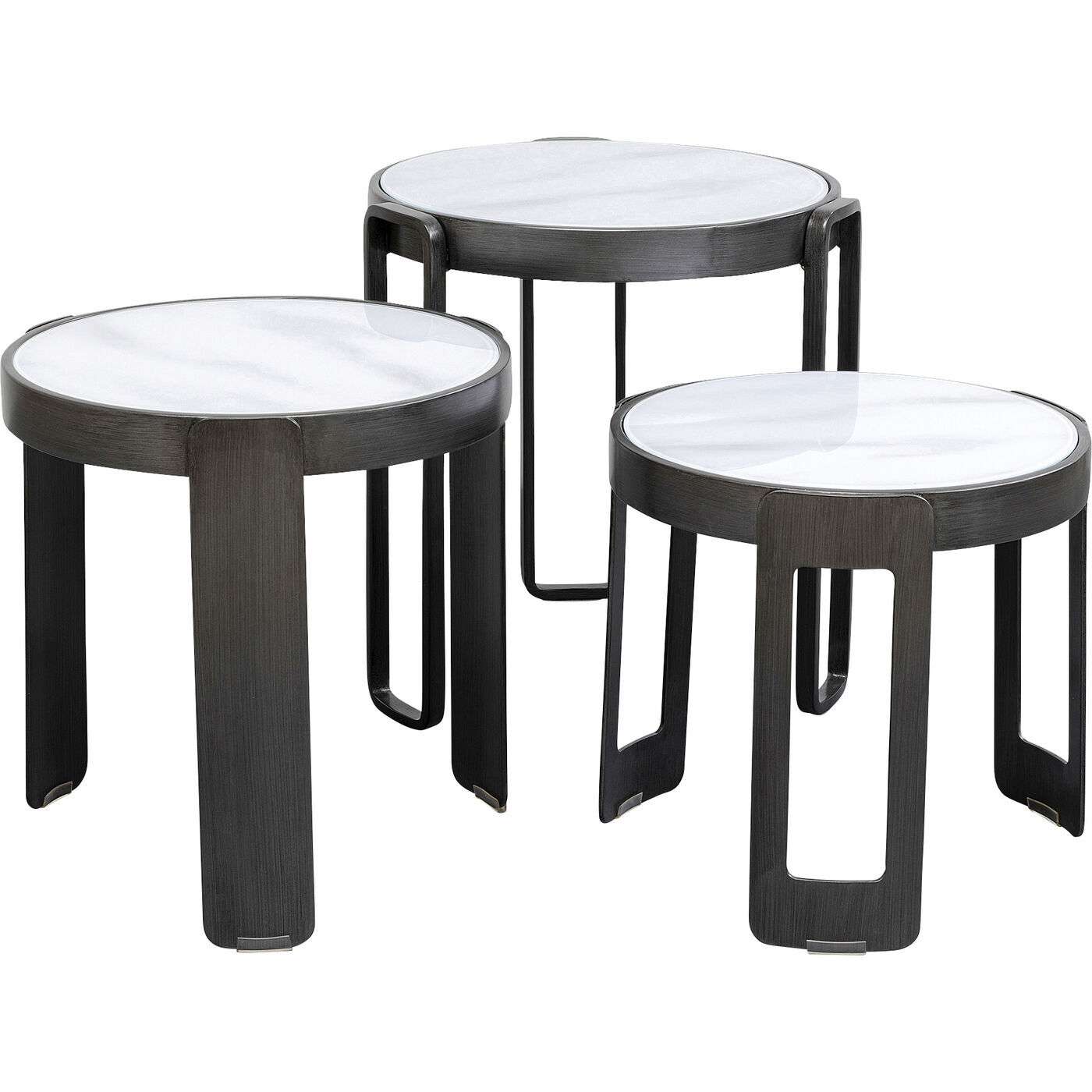 Стол кофейный Perelli Black (3 шт)