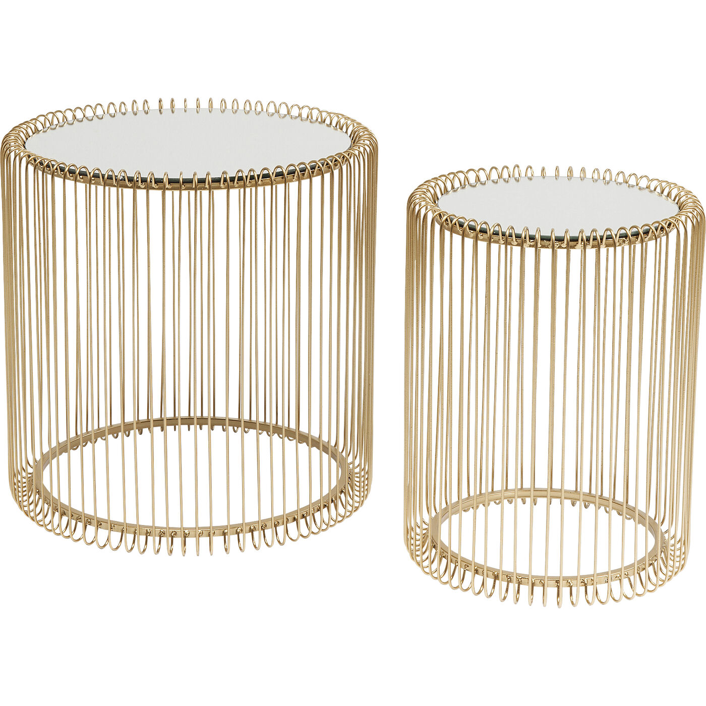 Стол приставной Wire Brass (2 шт)