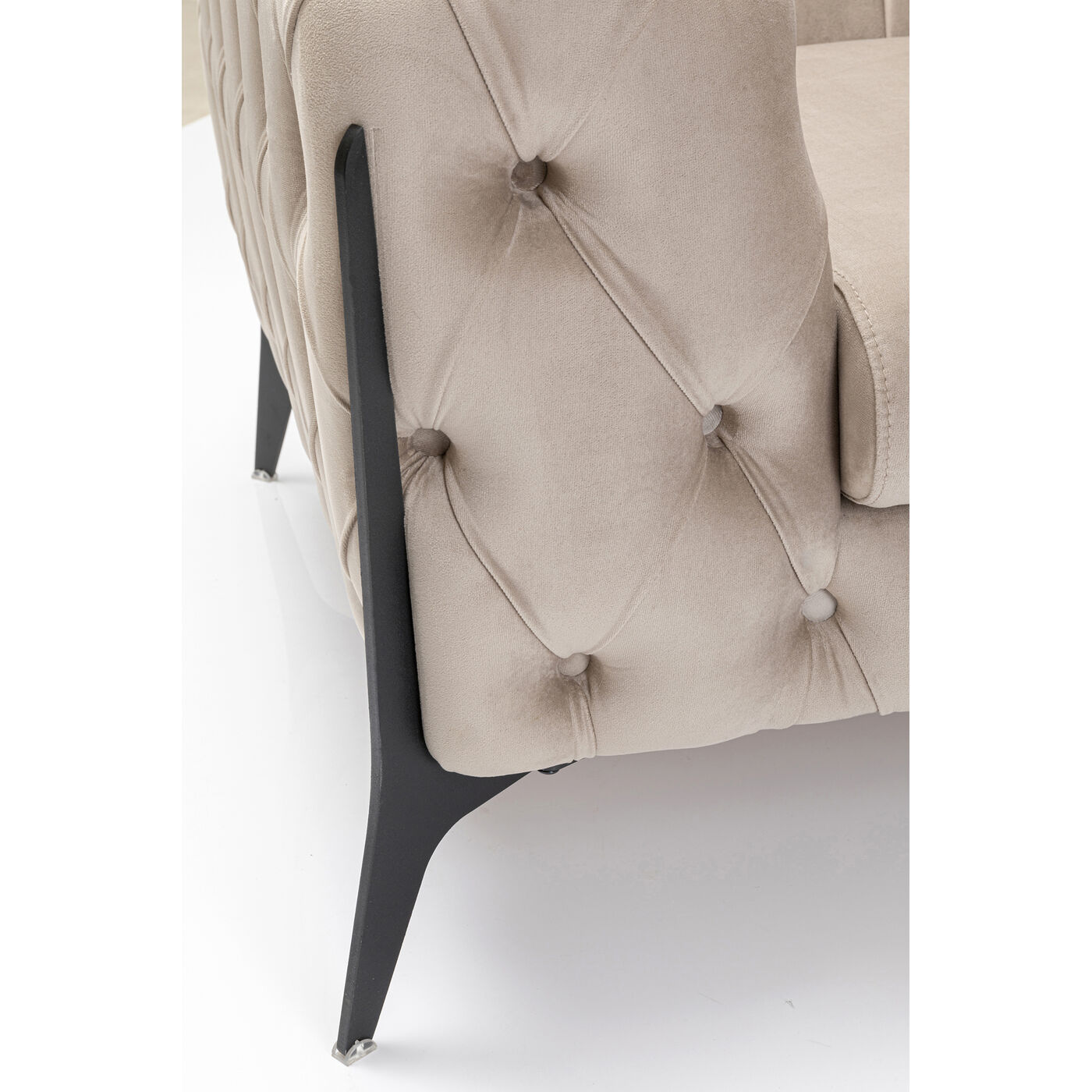 Кресло Bellissima Velvet Beige 120 см