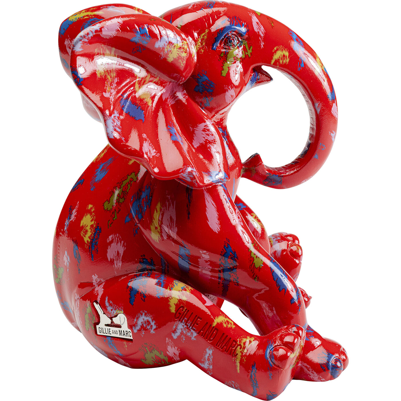 Фигура декоративная Elephant Dots Red 18 см
