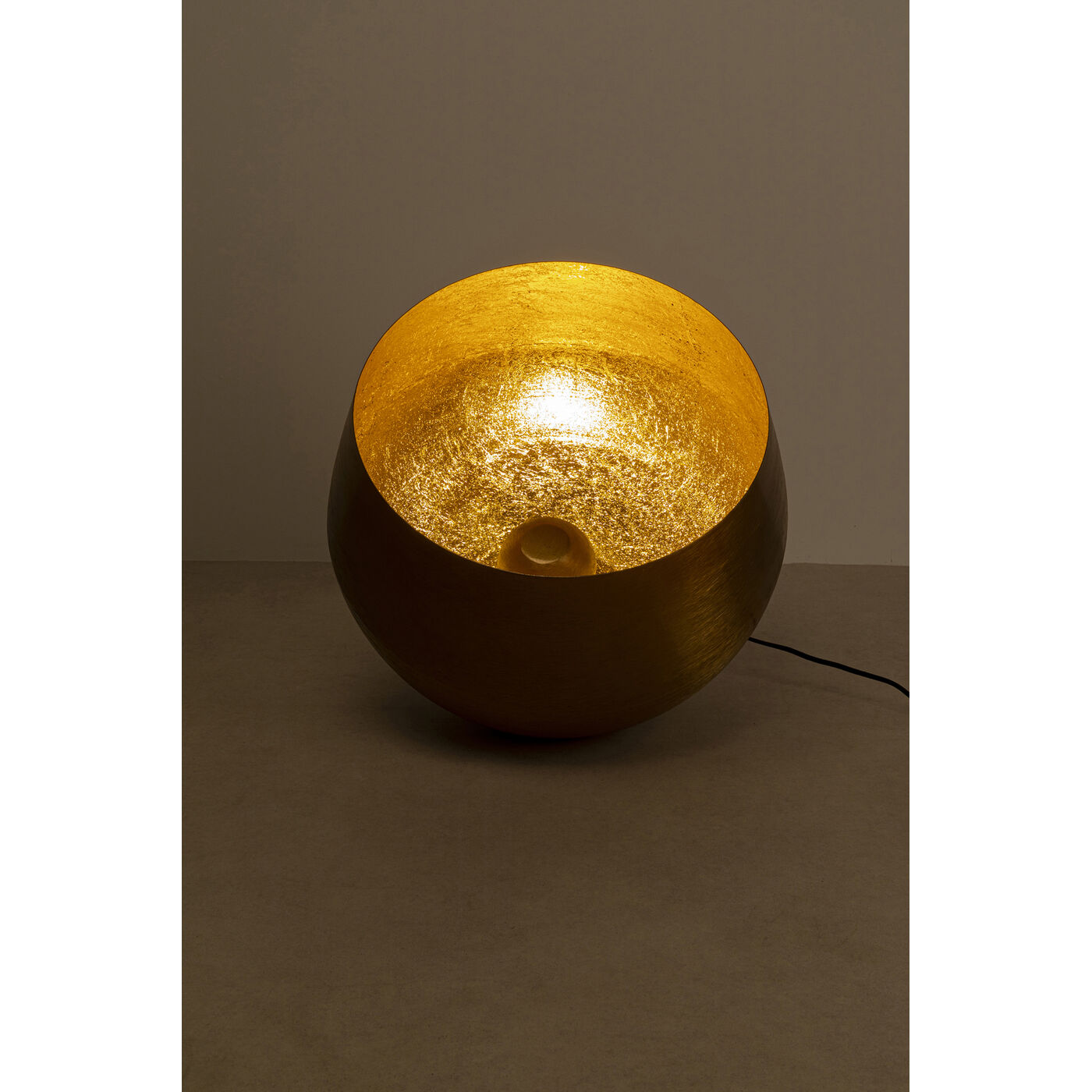 Светильник напольный Apollon Smooth Gold Ø50 см