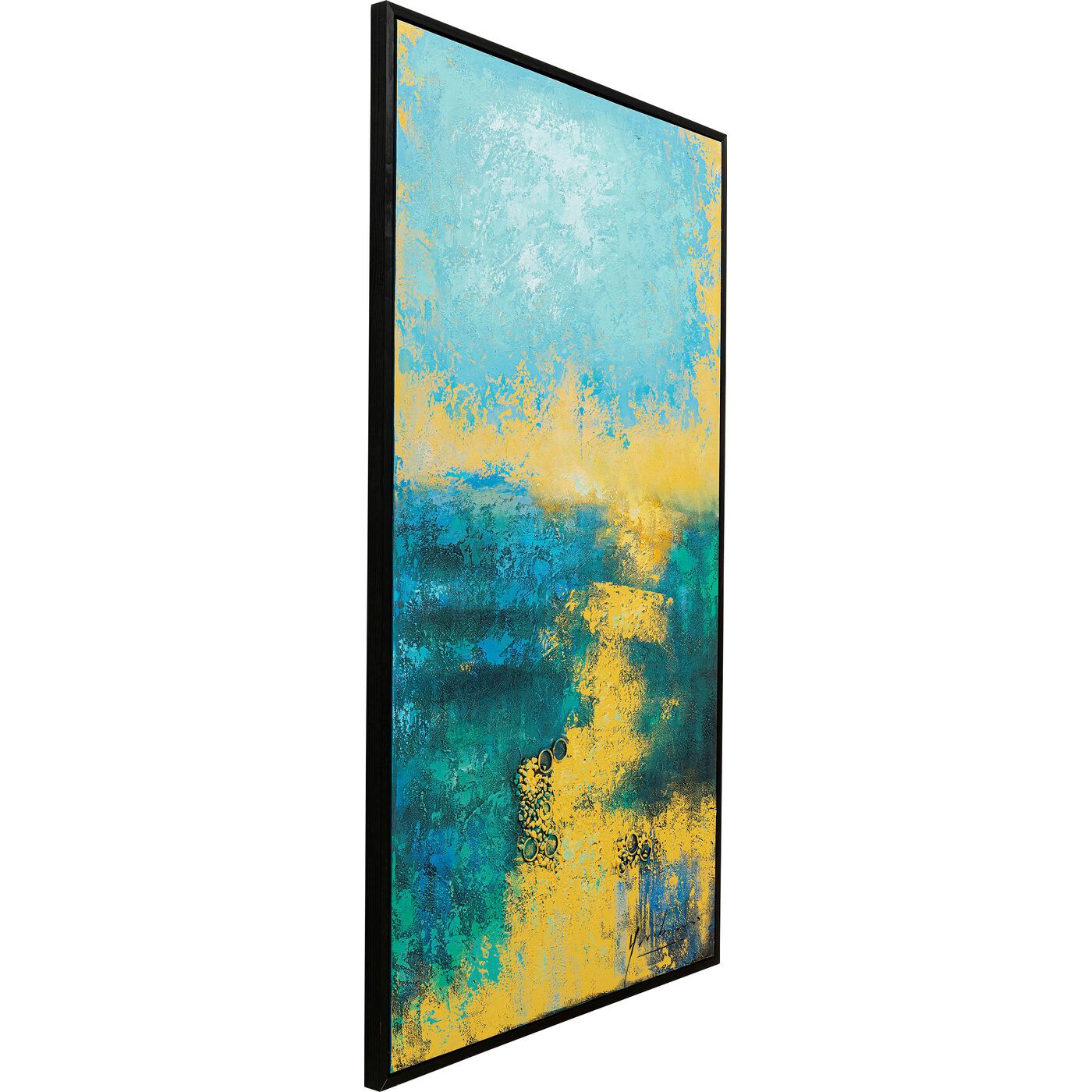 Картина на холсте Jardin Blue 125x215 см