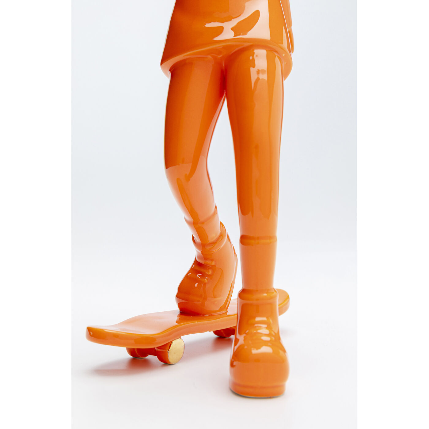 Фигура декоративная Skating Astronaut Orange 33 см