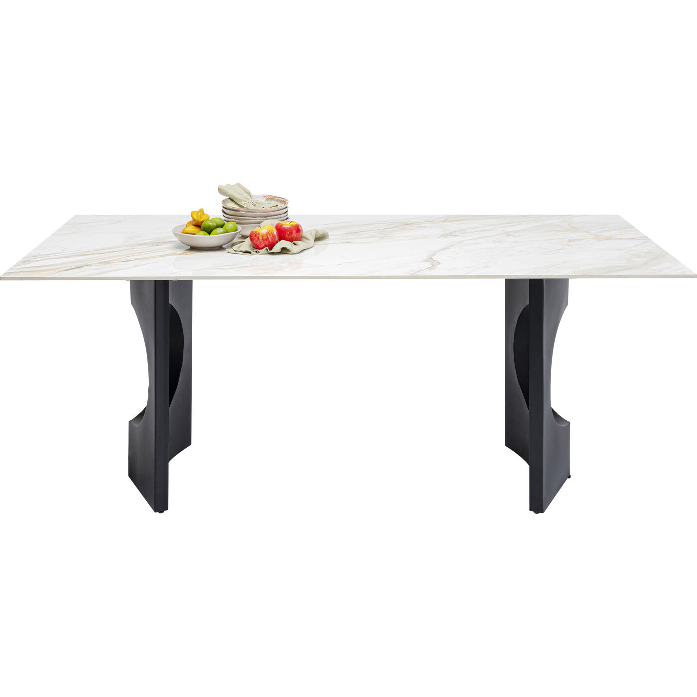 Стол обеденный Eternity Oho Black Ceramic 180x90 см