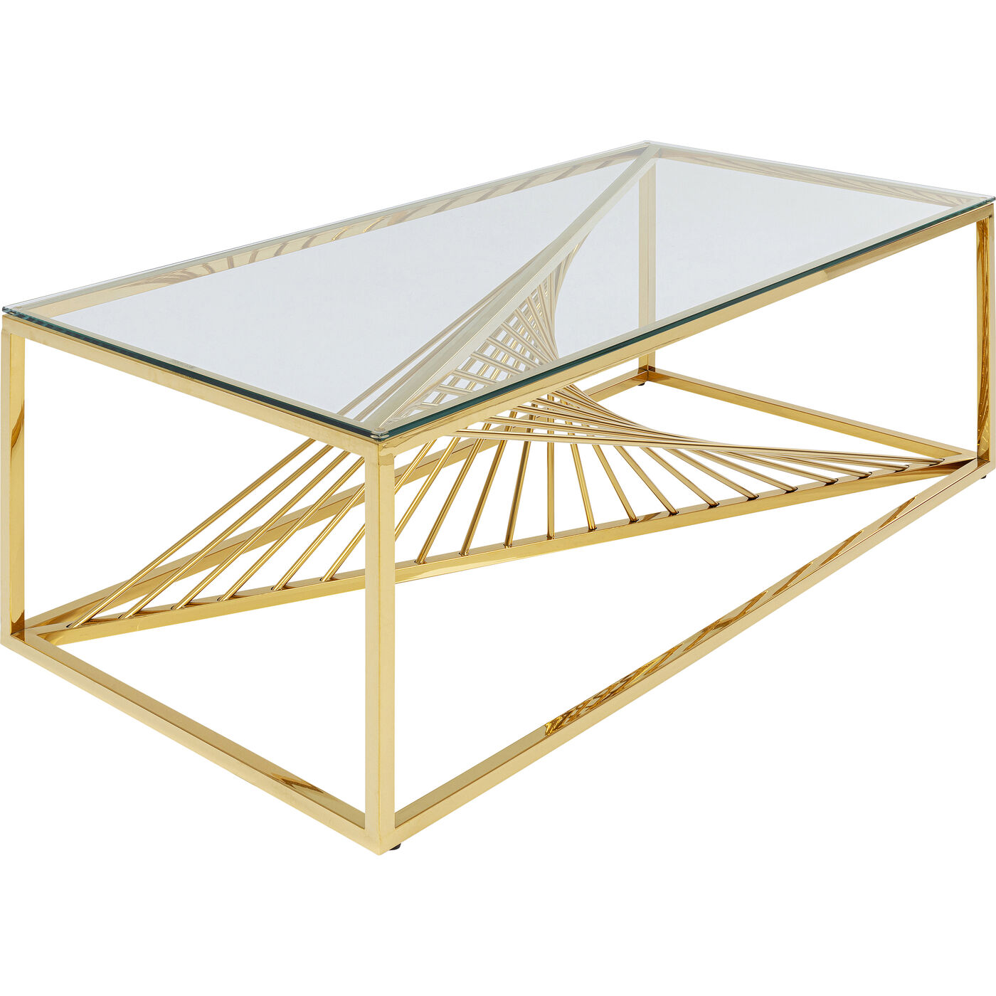 Стол кофейный Laser Gold 120x60 см