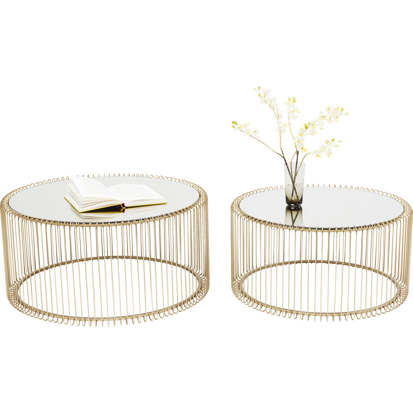 Стол кофейный Wire Brass (2 шт)