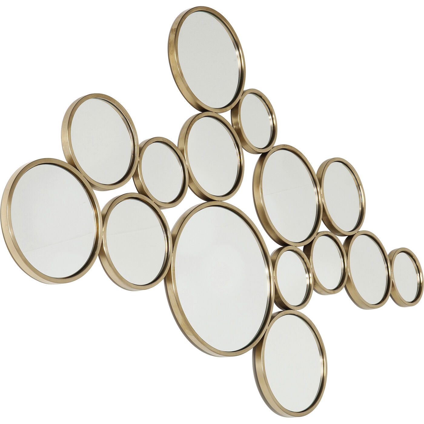 Зеркало Bubbles Brass 93x138 см