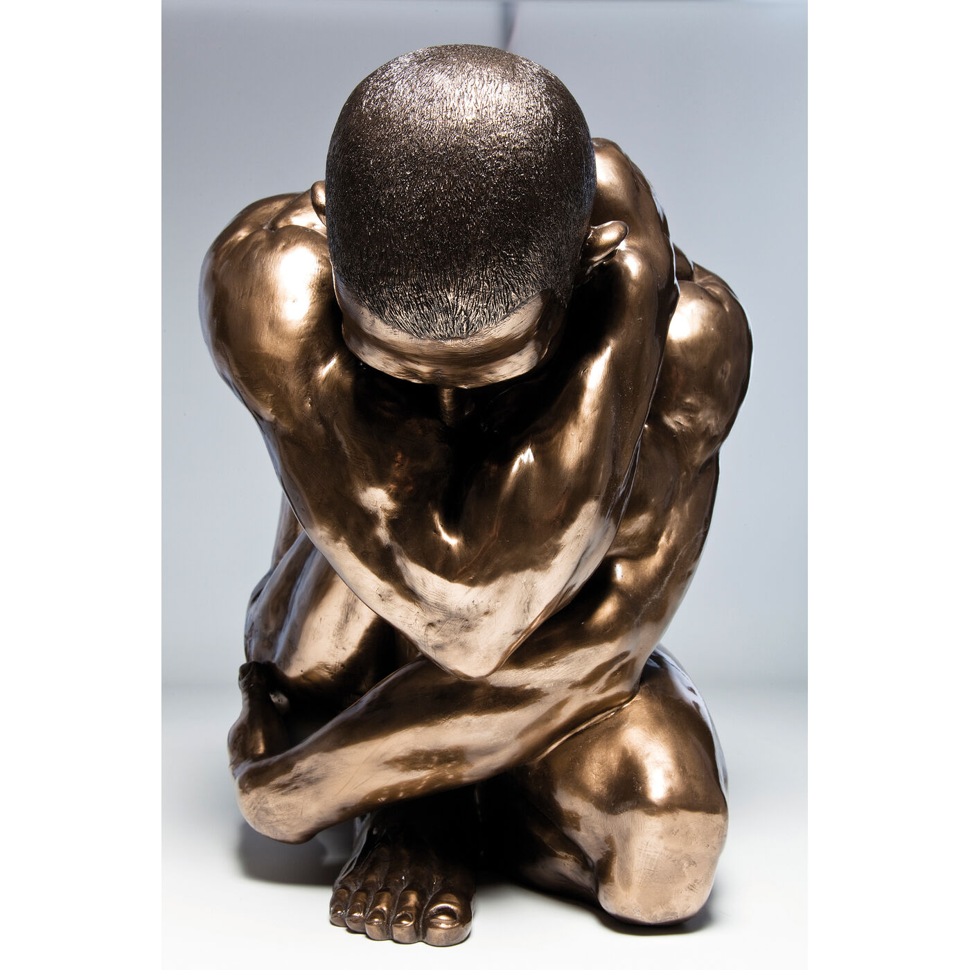 Фигура декоративная Nude Man Hug Bronze 54 см