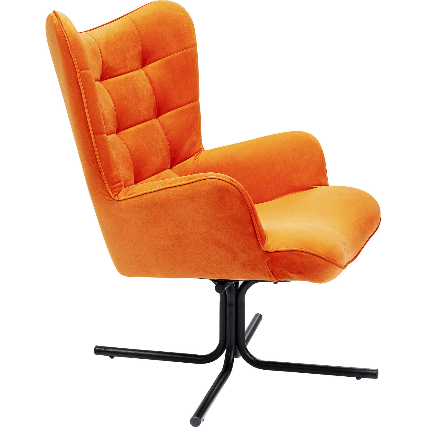 Кресло вращающееся Oscar Velvet Orange