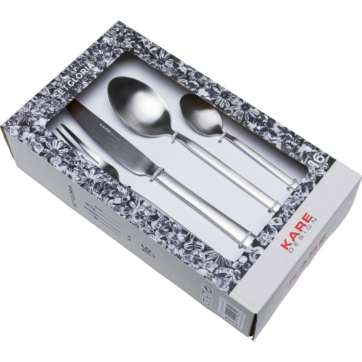 Приборы столовые Matt Silver (16 предметов)