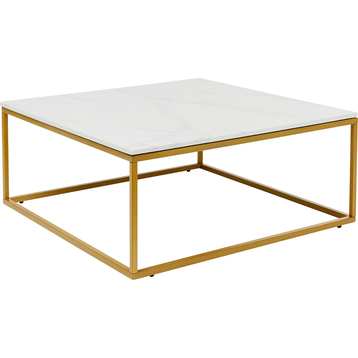 Стол кофейный Key West Marble Gold 90x90 см
