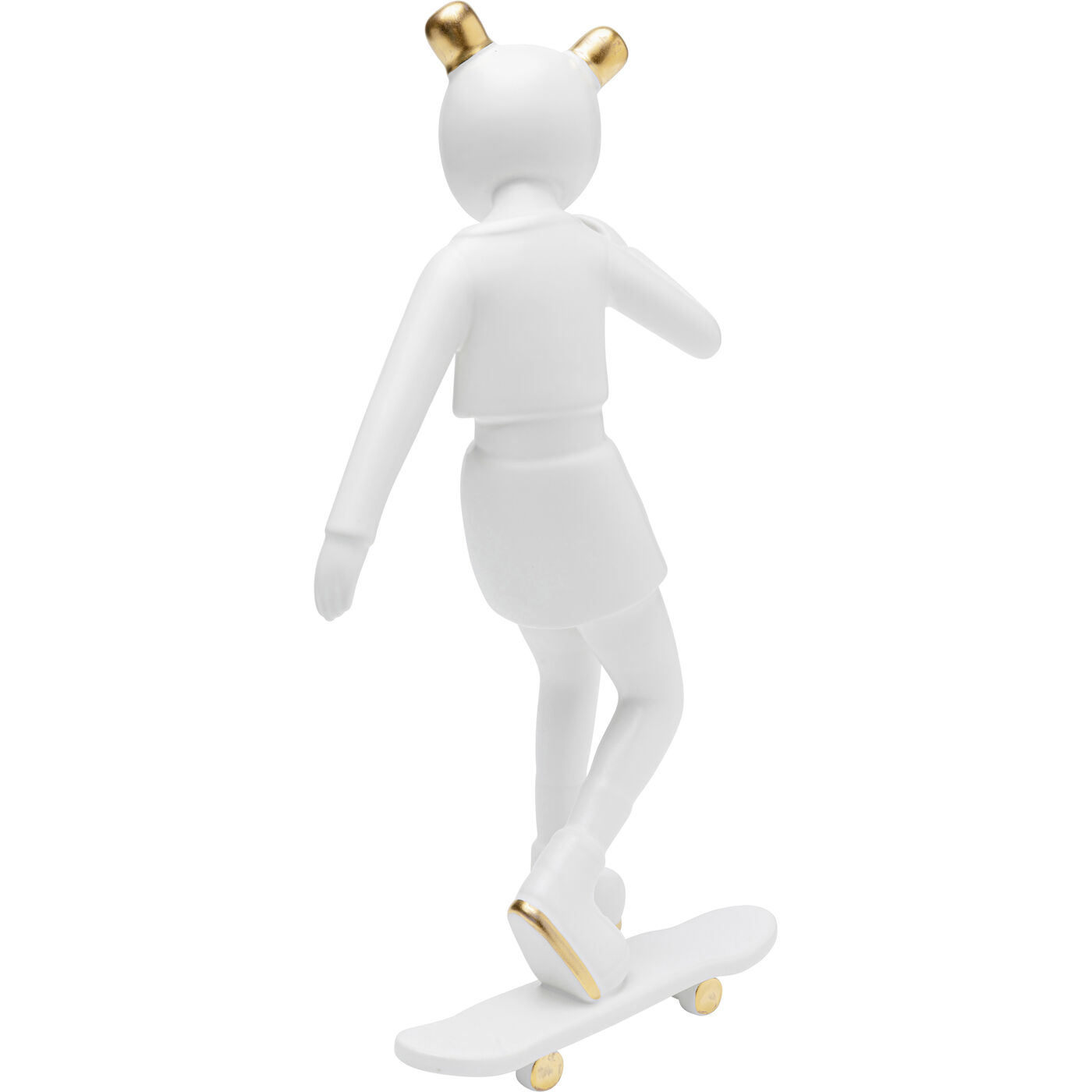 Фигура декоративная Skating Astronaut White 33 см