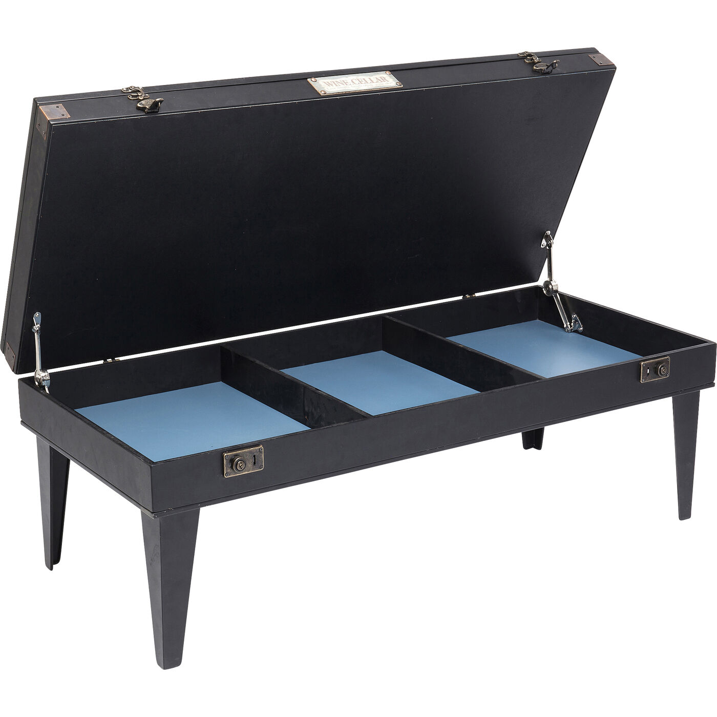 Стол кофейный Collector Black 122x55 см