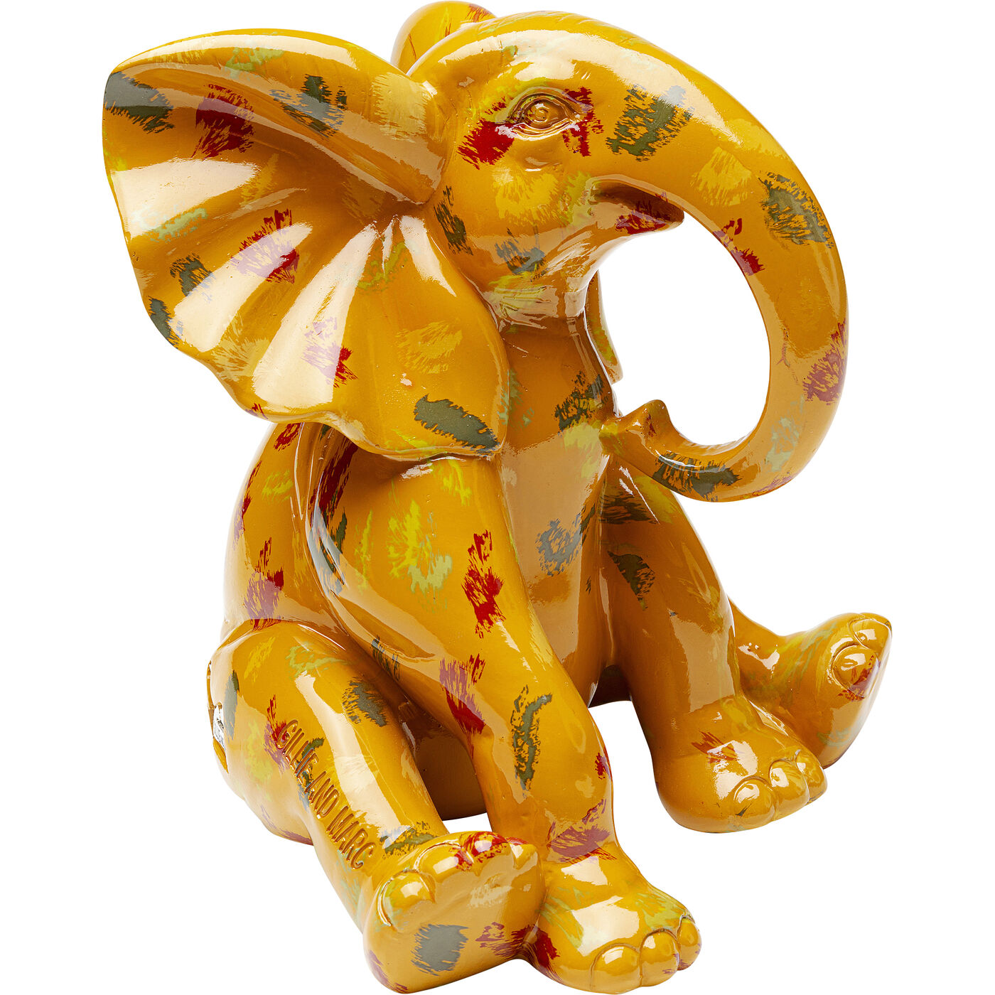 Фигура декоративная Elephant Dots Yellow 18 см