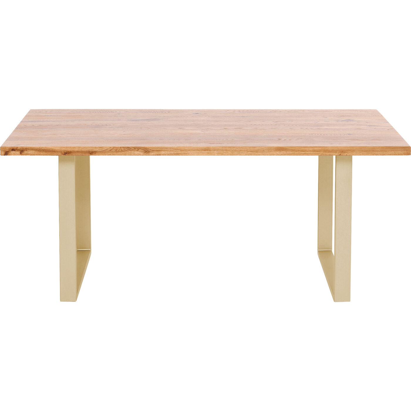 Стол Jackie Oak Brass 180x90 см