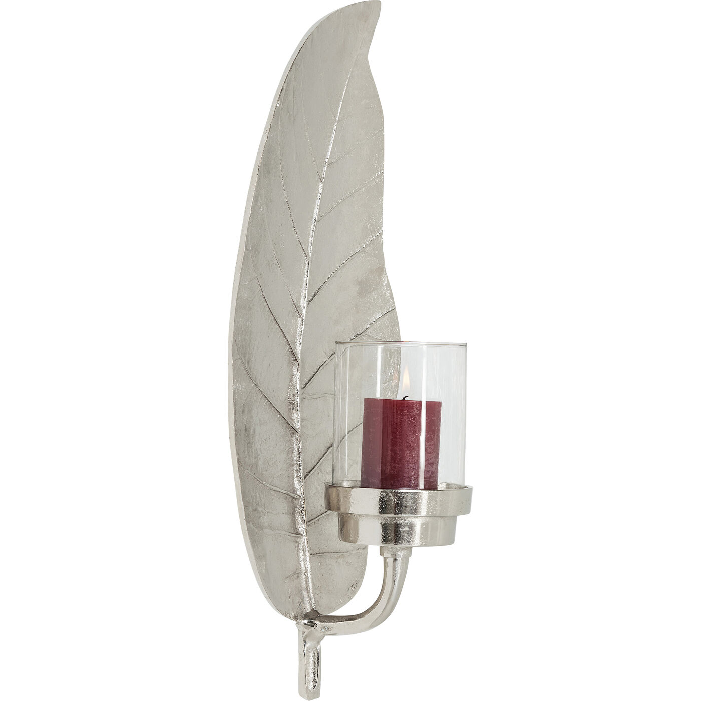Подсвечник Leaf Silver