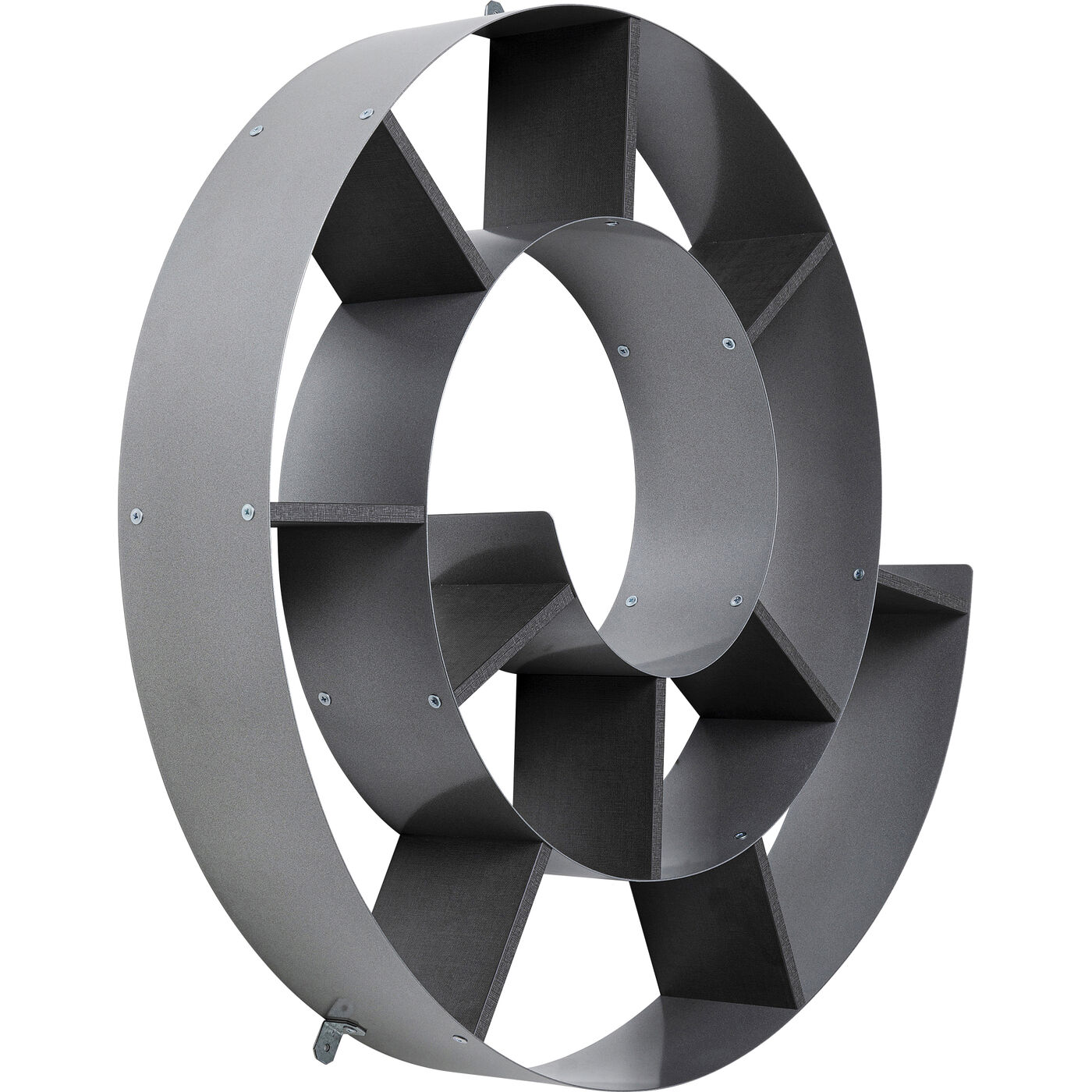Полка настенная Snail silver-grey