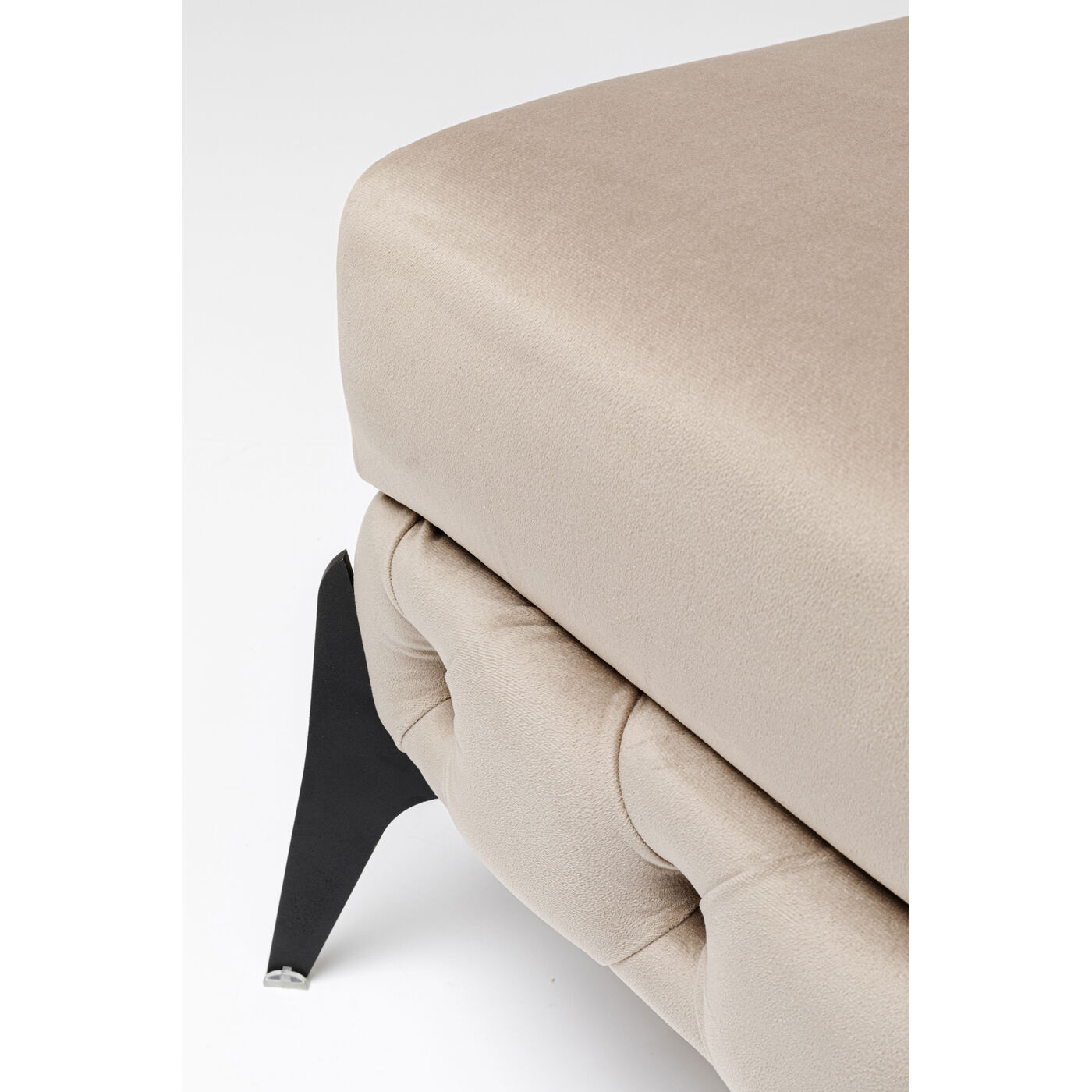 Пуф Bellissima Velvet Beige 80 см