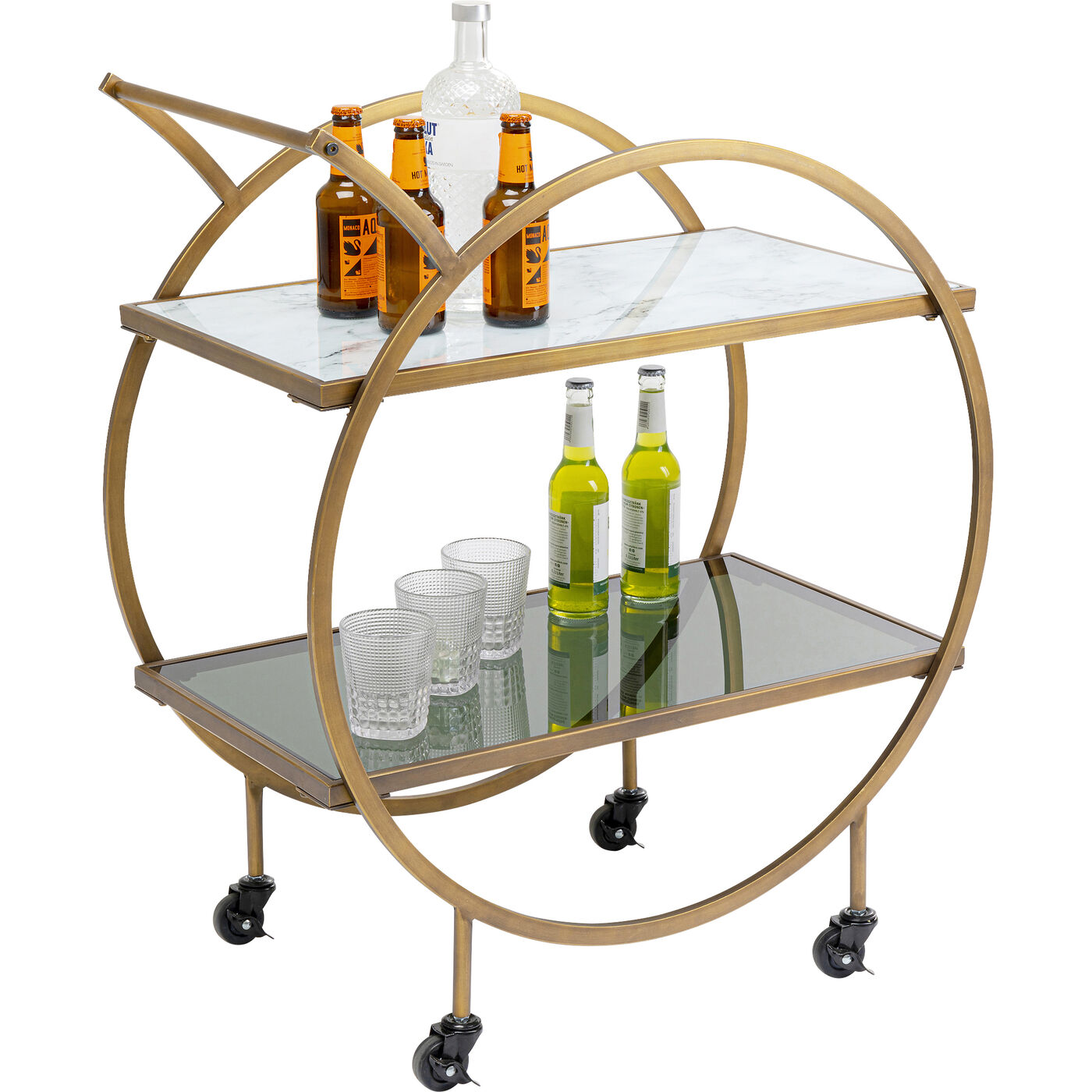 Сервировочный стол Loft Brass