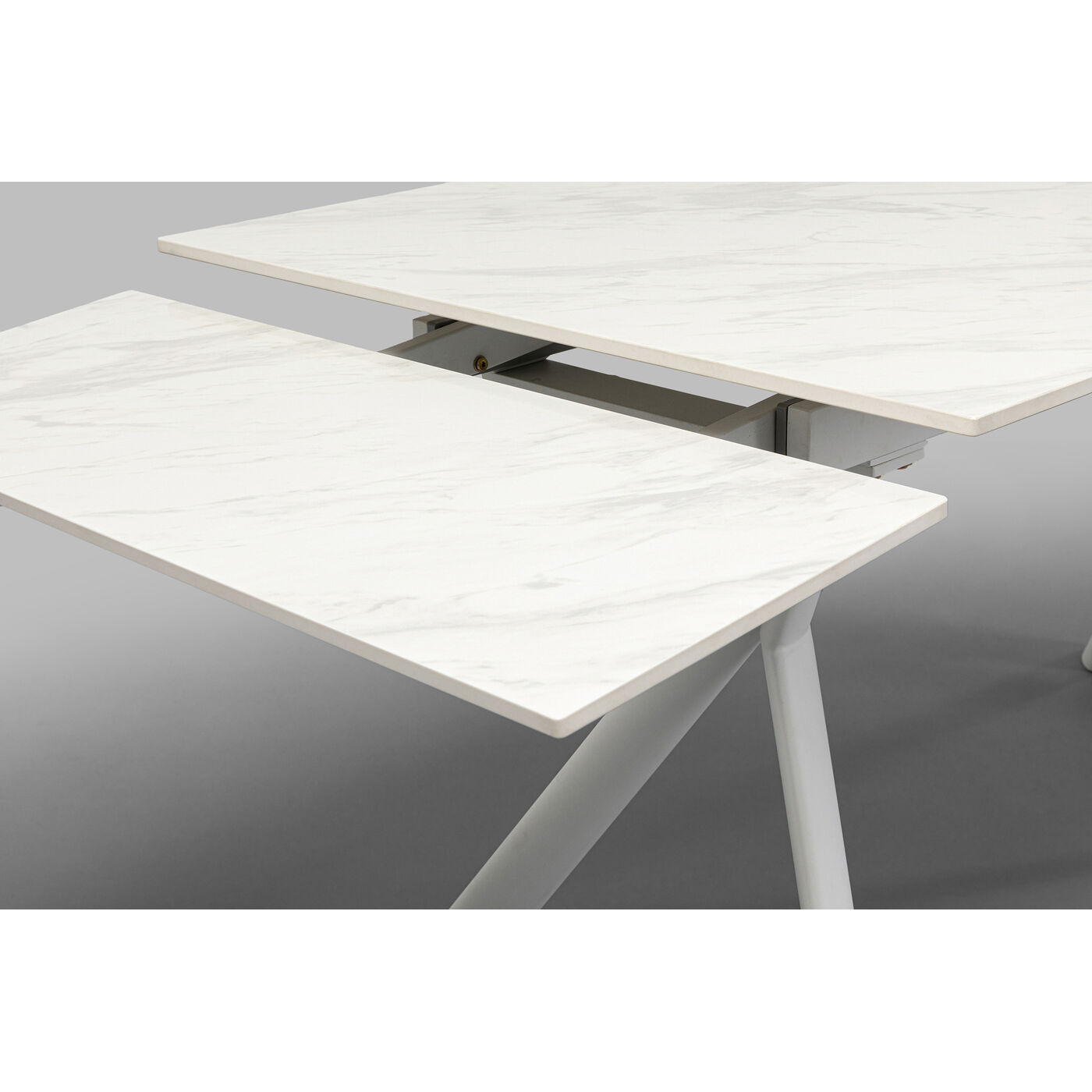Стол обеденный раздвижной Xenia White 140(30+30)x80 см