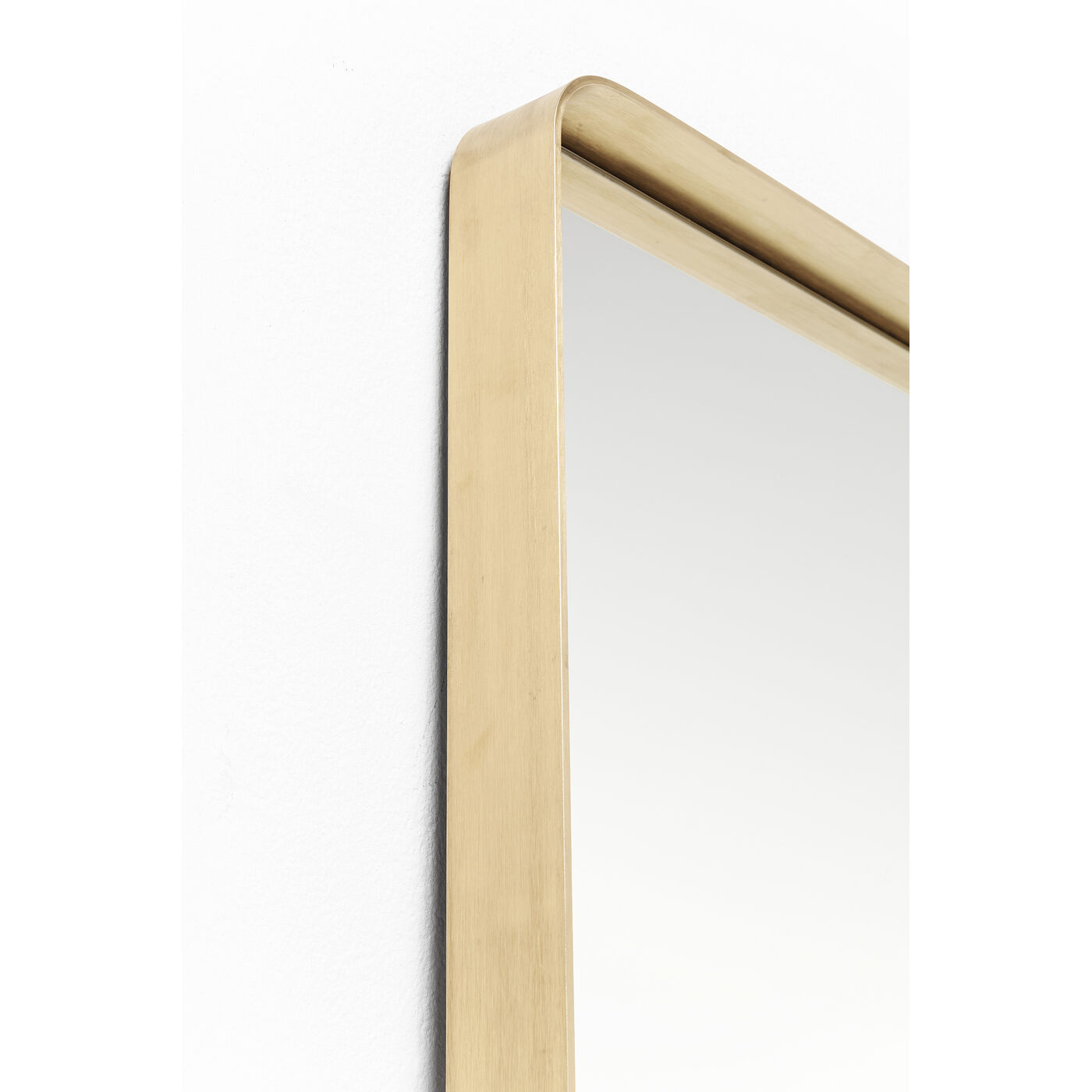 Зеркало Curve Rectangular Brass 200x70 см