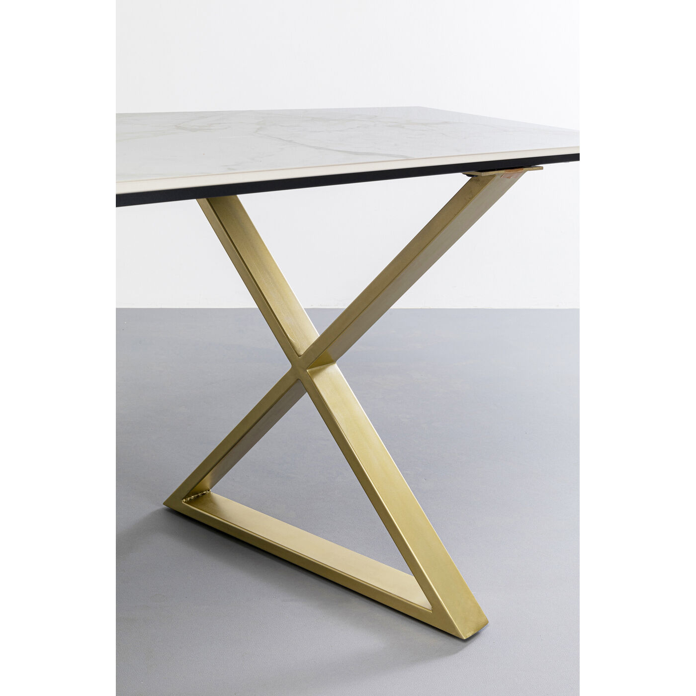 Стол обеденный Eternity Cross Brass160x80 см