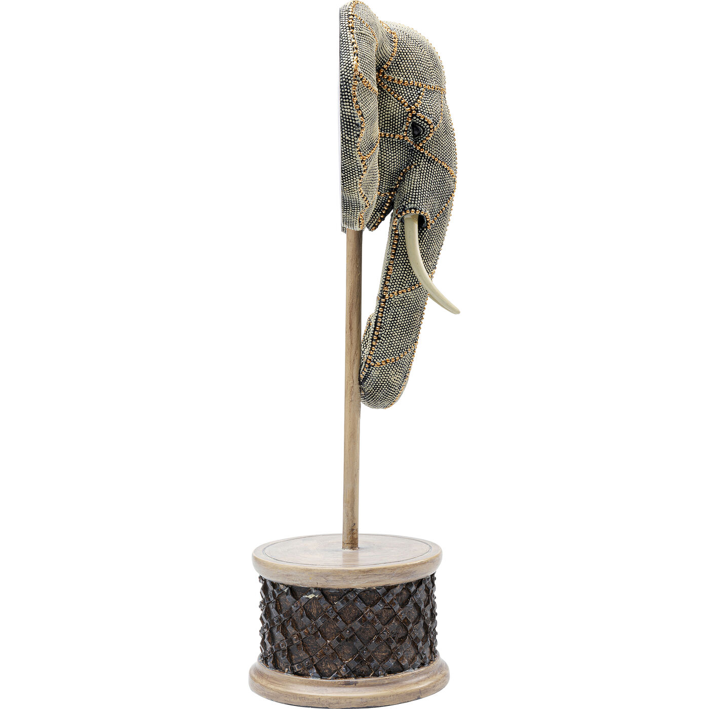 Объект декоративный Elephant Head Pearls 49 см